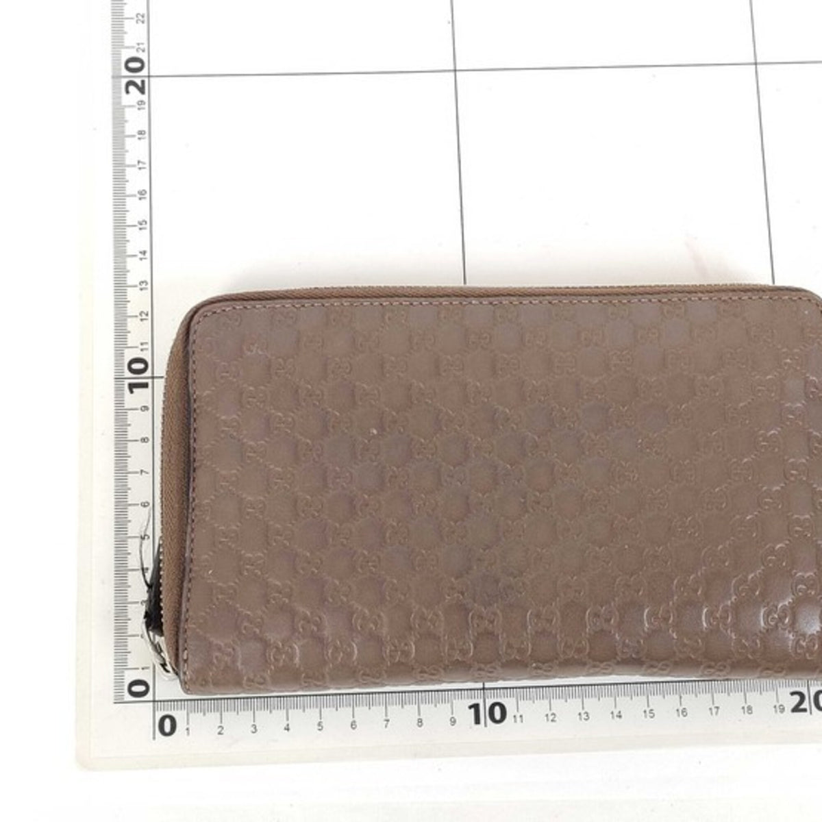 Gucci Brown Leather Coin Purse/Coin Case (Pre-Owned)