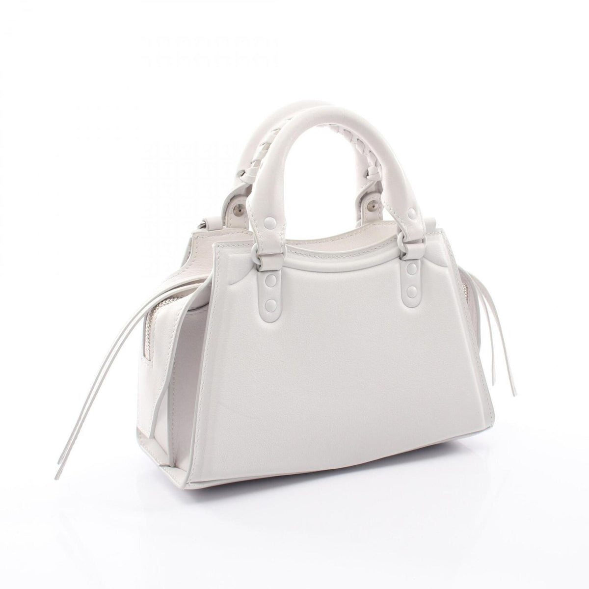 Balenciaga White Leather Handbag (Pre-Owned)