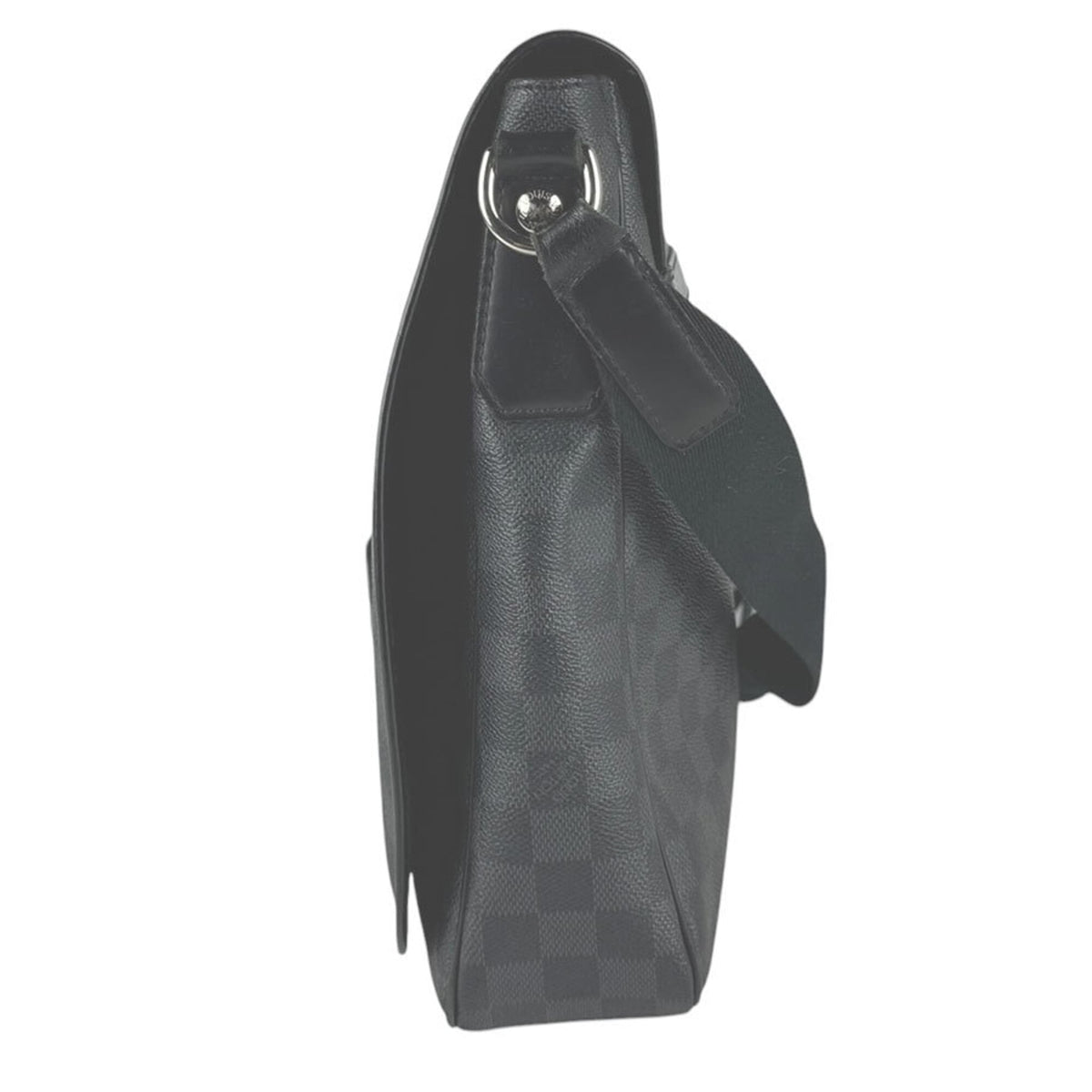Louis Vuitton Black Damier Graphite Damier Graphite Shoulder Bag (Pre-Owned)