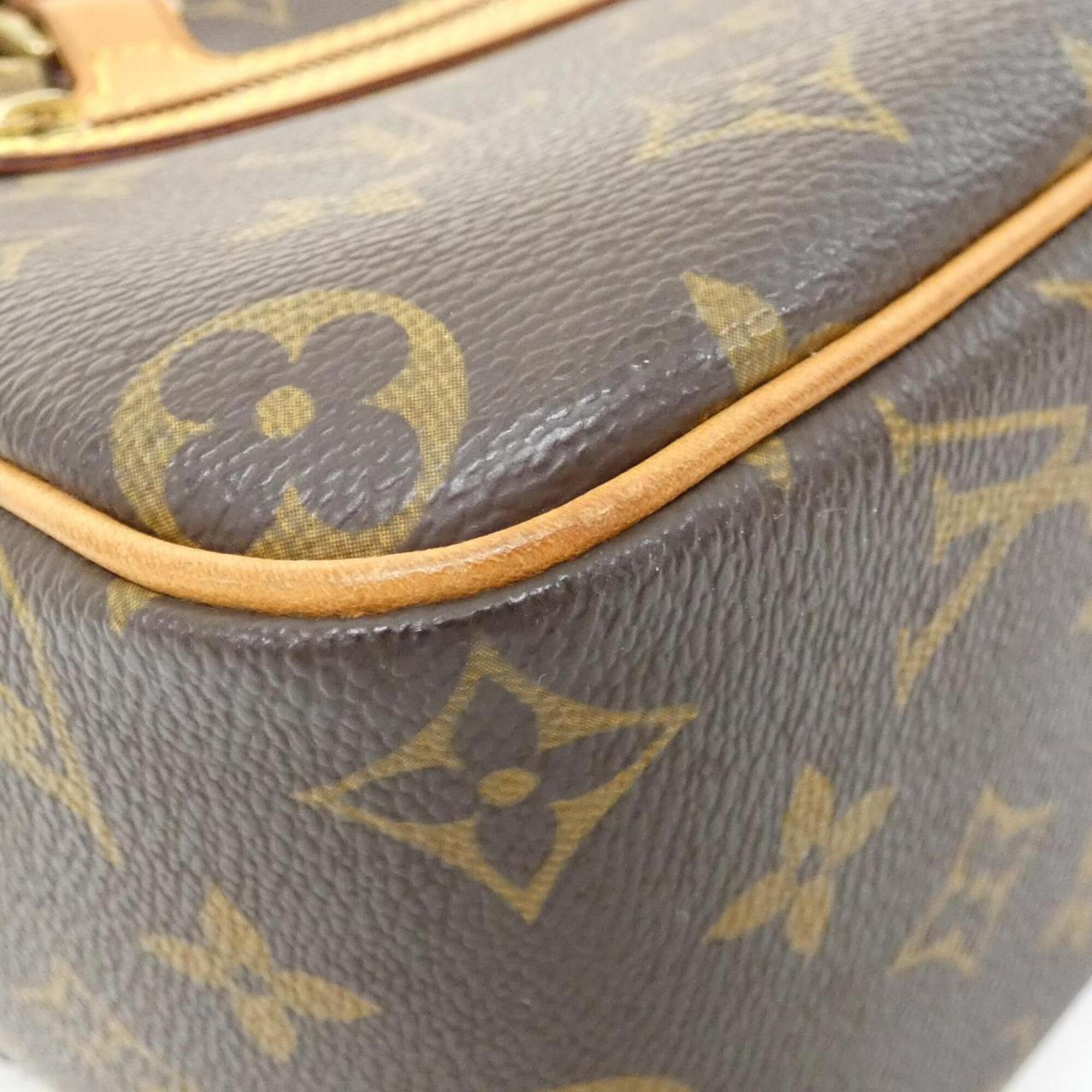 Louis Vuitton Brown Coated Canvas Shoulder Bag (Pre-Owned)
