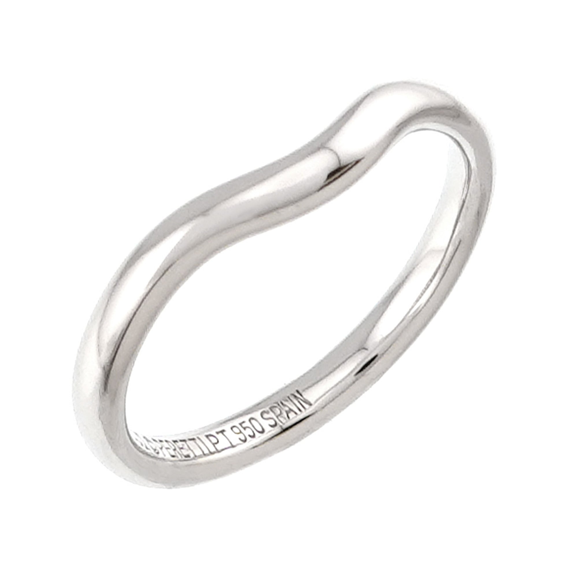 Tiffany Platinum 950 Band Ring (Pre-Owned)