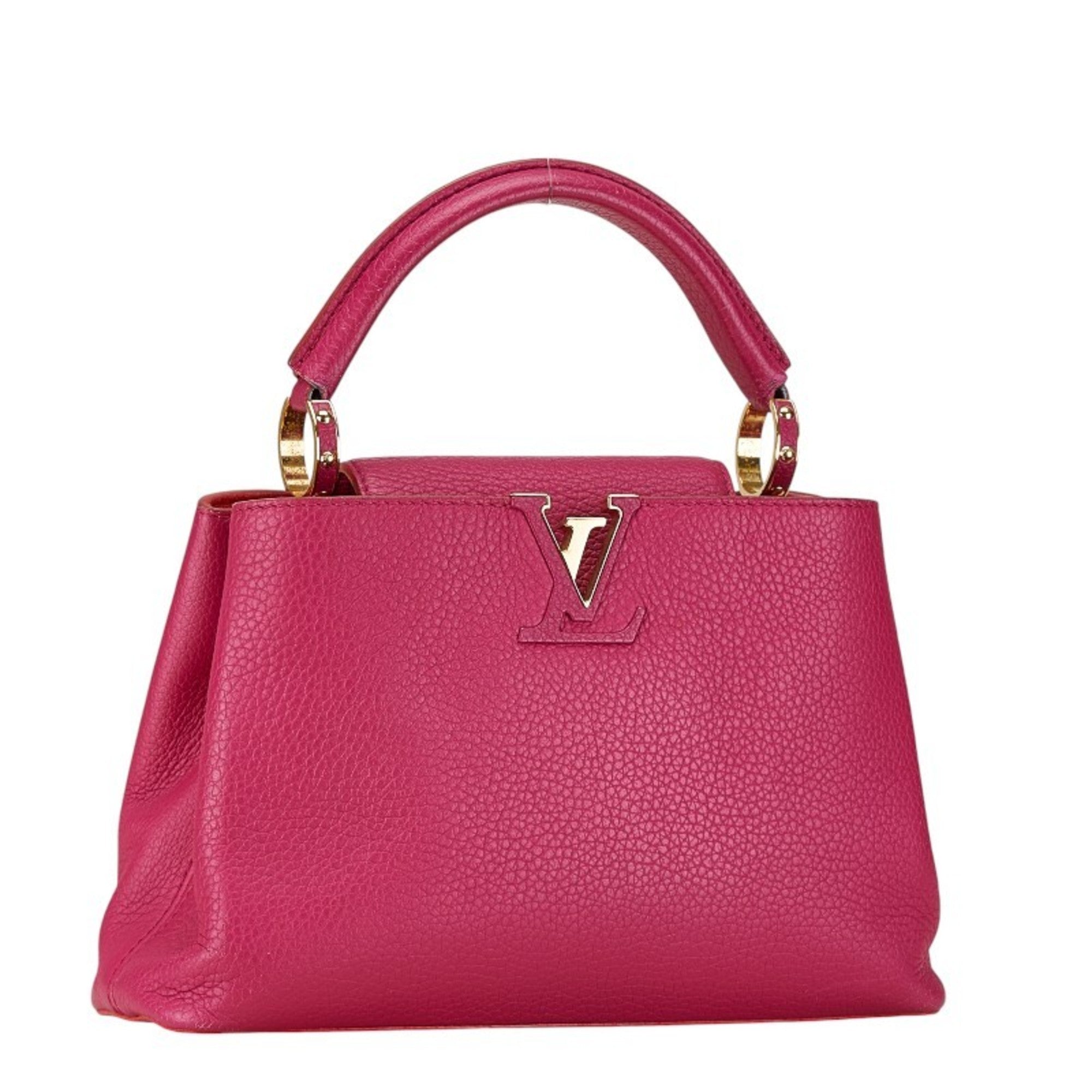 Louis Vuitton Pink Leather Handbag Shoulder Bag (Pre-Owned)