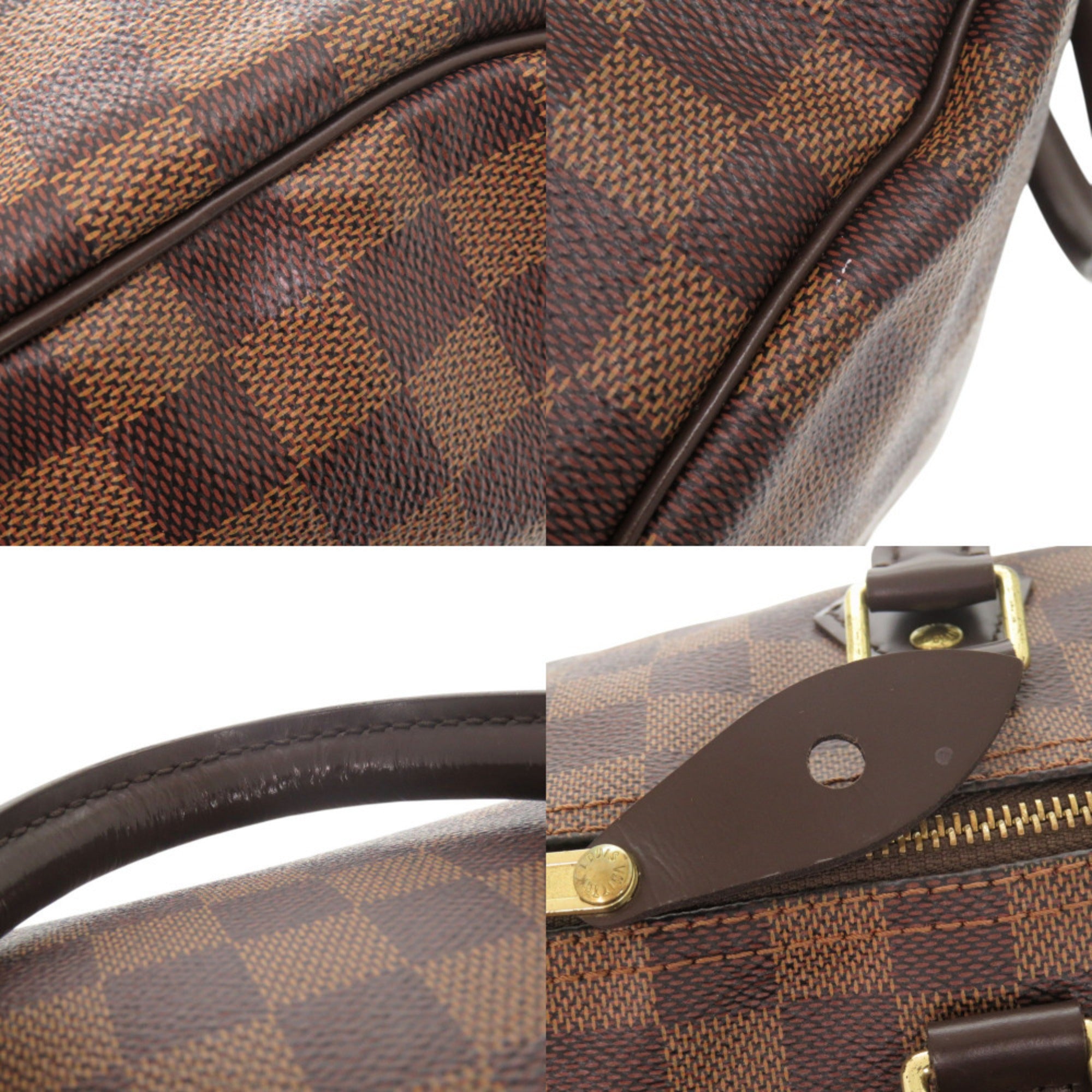 Louis Vuitton Brown Damier Canvas Handbag (Pre-Owned)