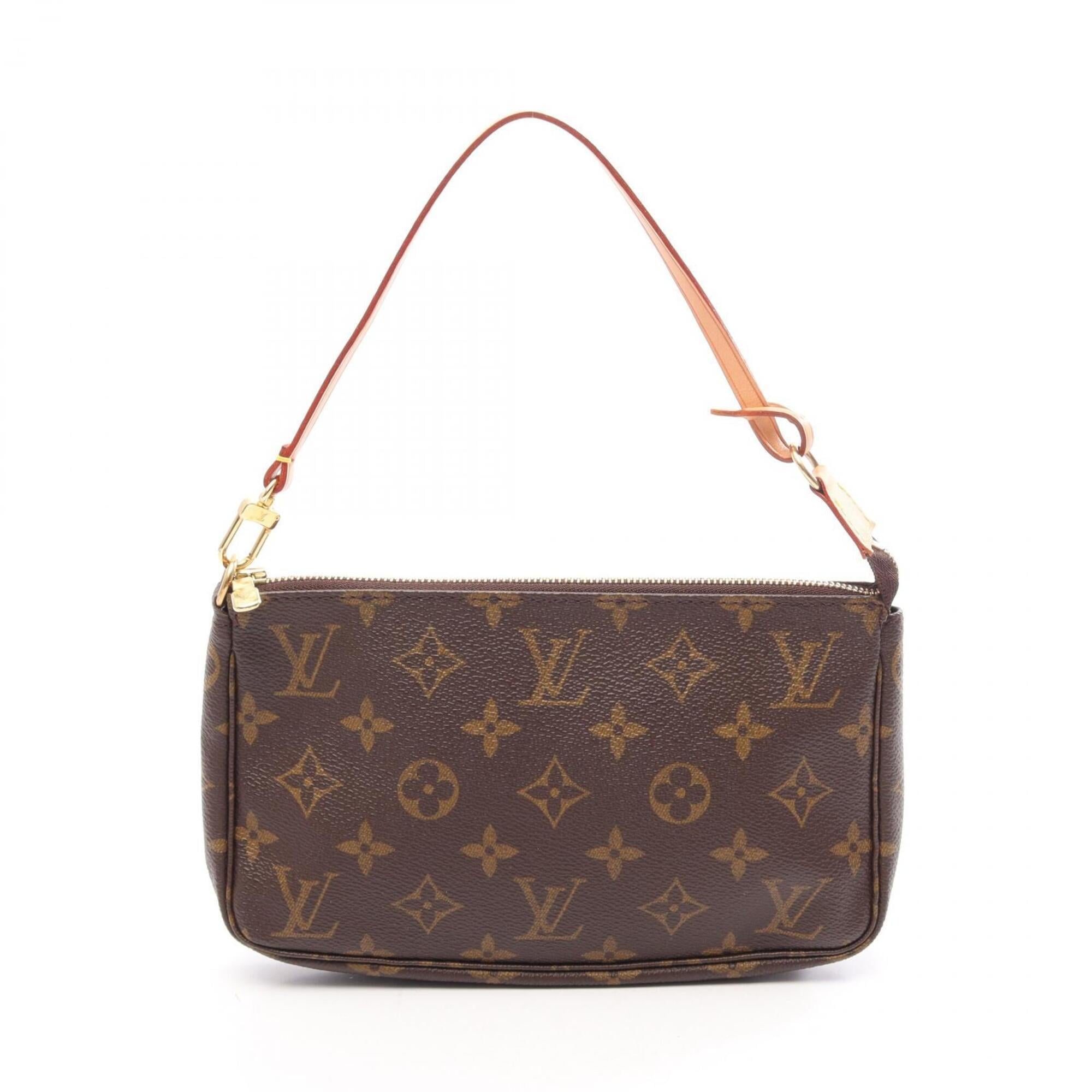 Louis Vuitton Brown Pvc Leather Handbag (Pre-Owned)