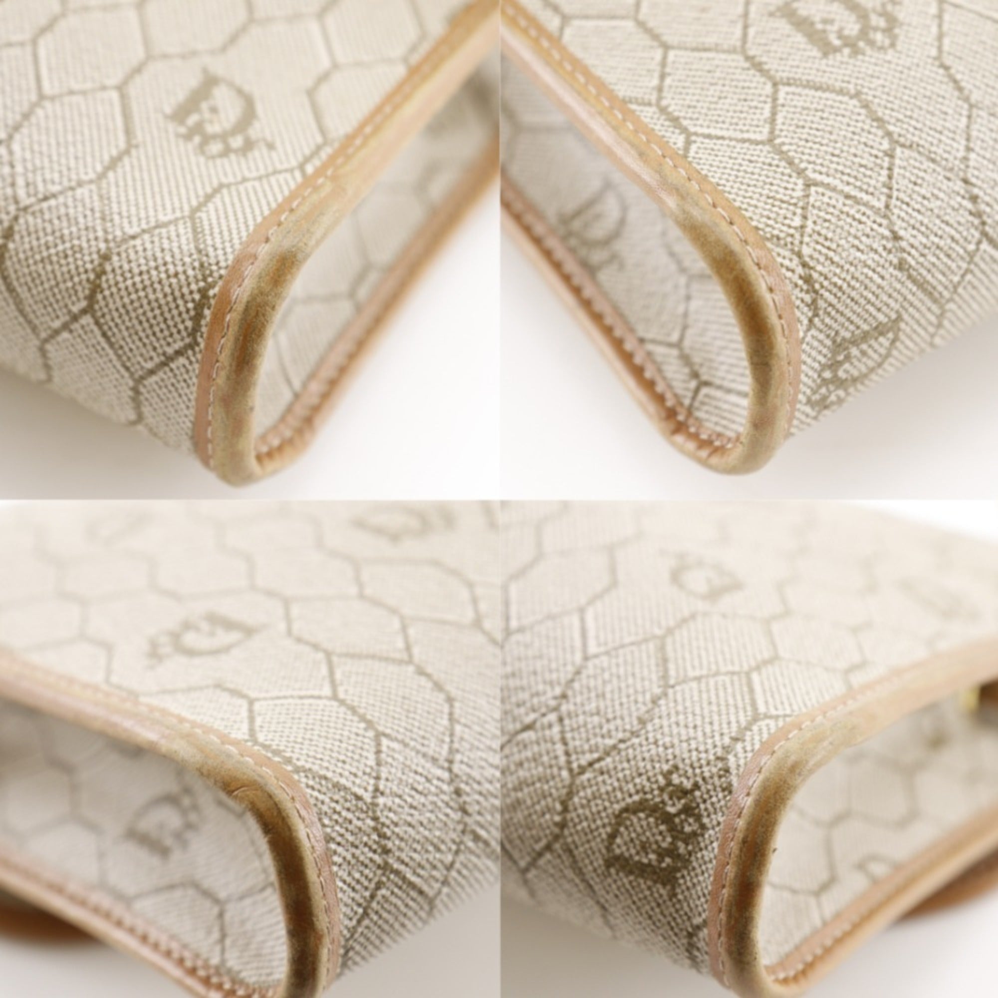 Christian Dior Beige Pvc Shoulder Bag (Pre-Owned)