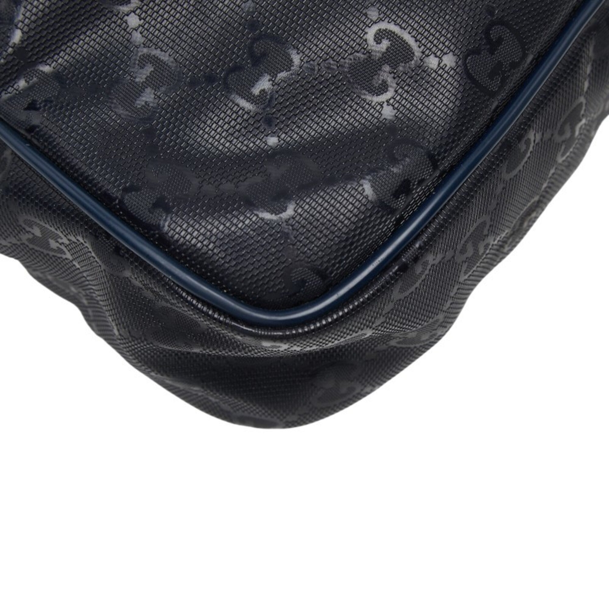Gucci Black Pvc Leather Shoulder Bag (Pre-Owned)