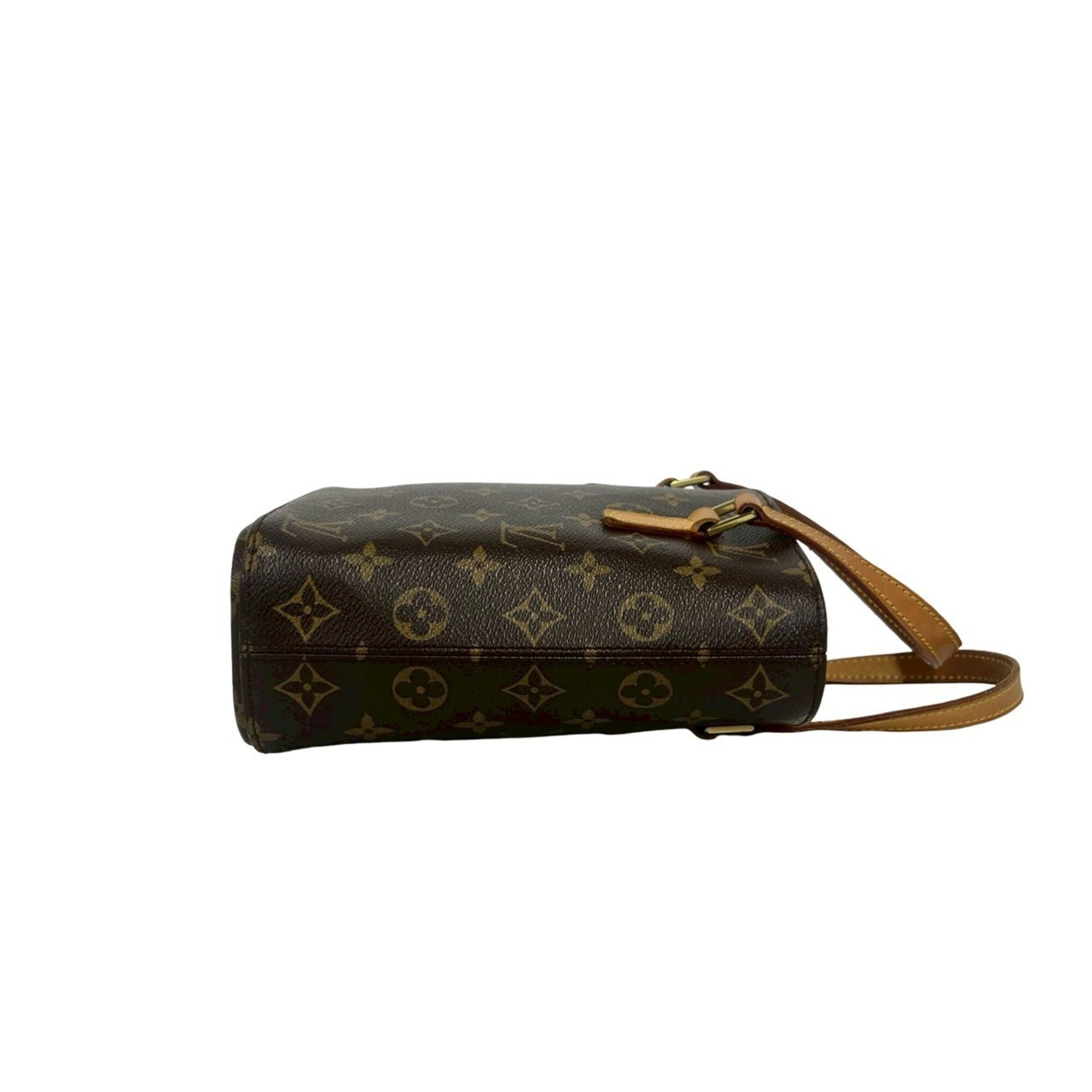 Louis Vuitton Brown Pvc Leather Handbag Tote Bag (Pre-Owned)