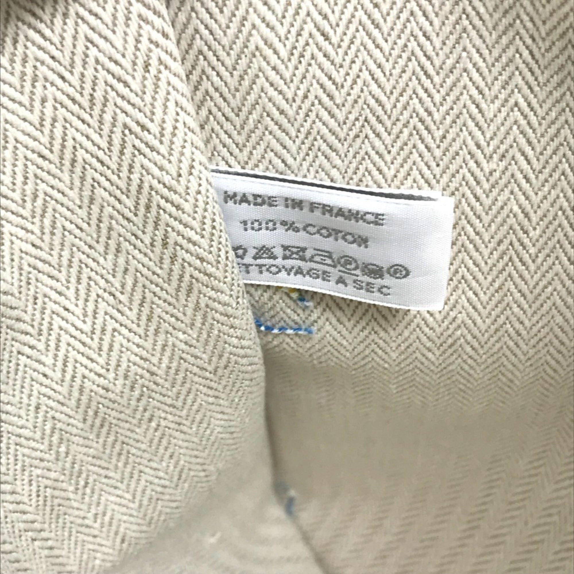 Hermes Blue Cotton Pouch (Pre-Owned)
