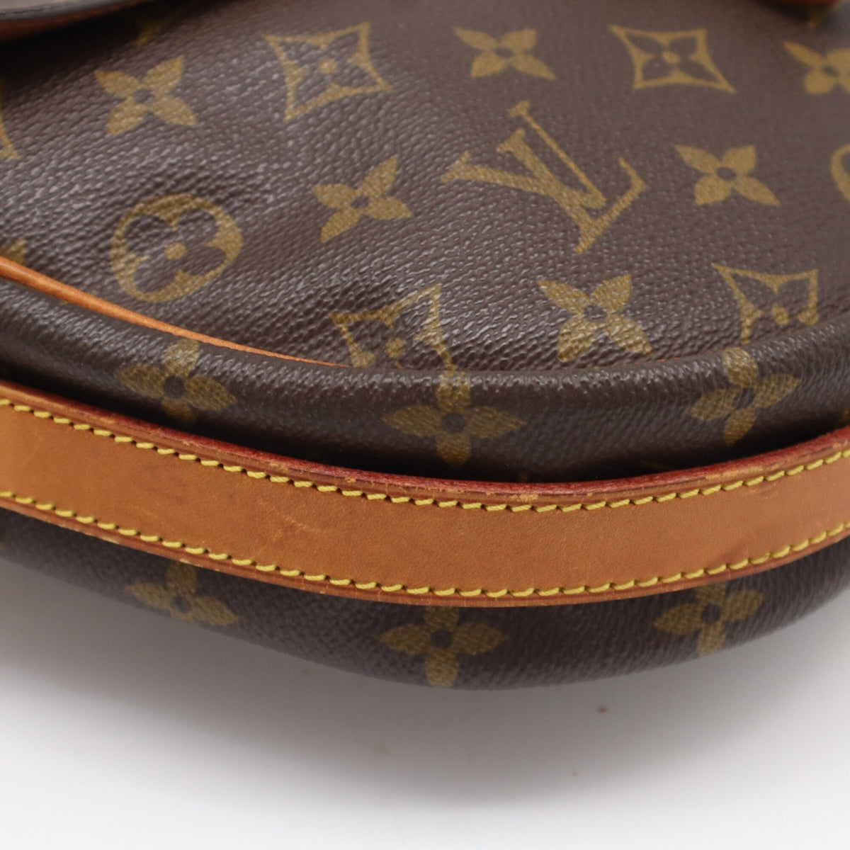 Louis Vuitton Beige Brown Monogram Shoulder Bag (Pre-Owned)