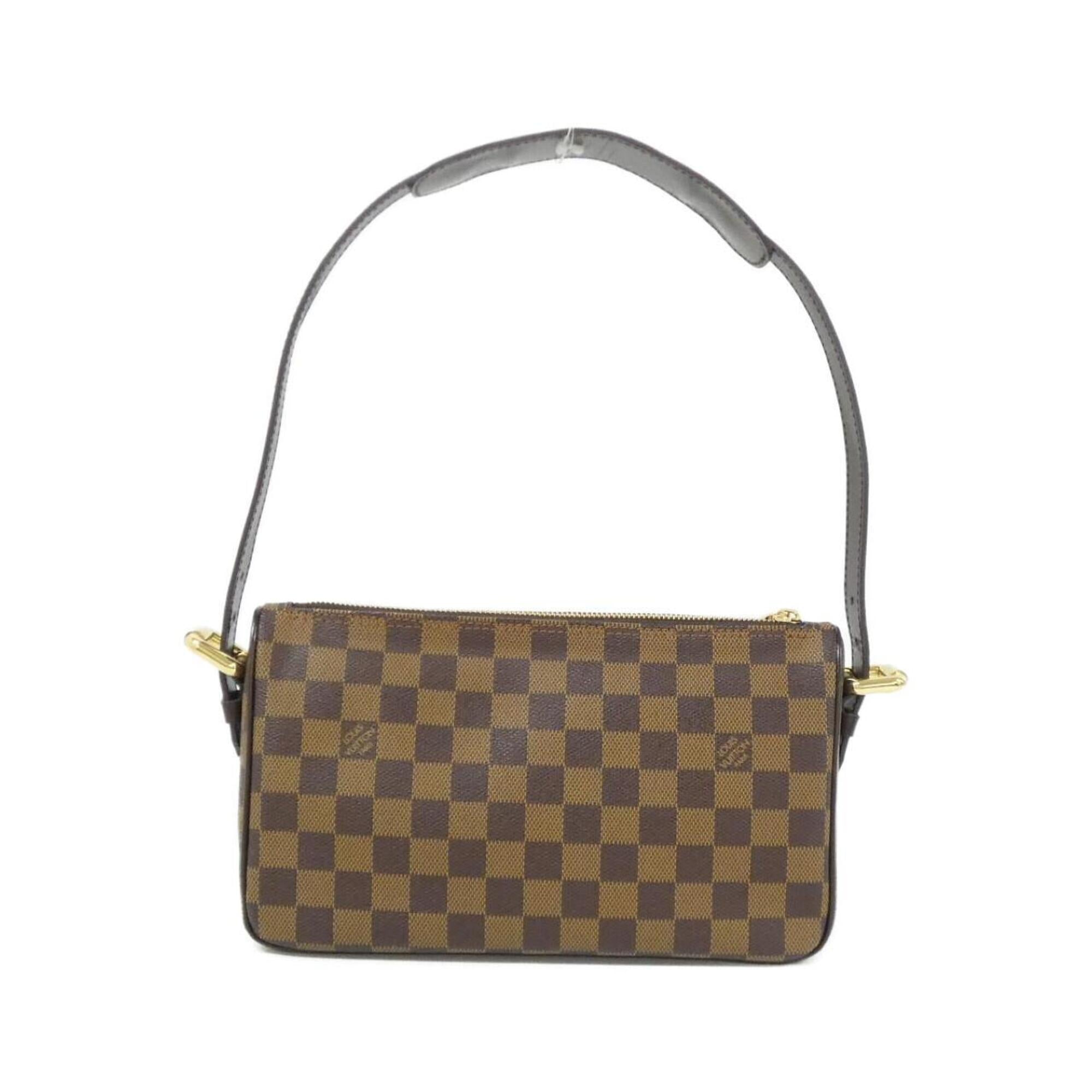 Louis Vuitton Ebene Coated Canvas Shoulder Bag (Pre-Owned)
