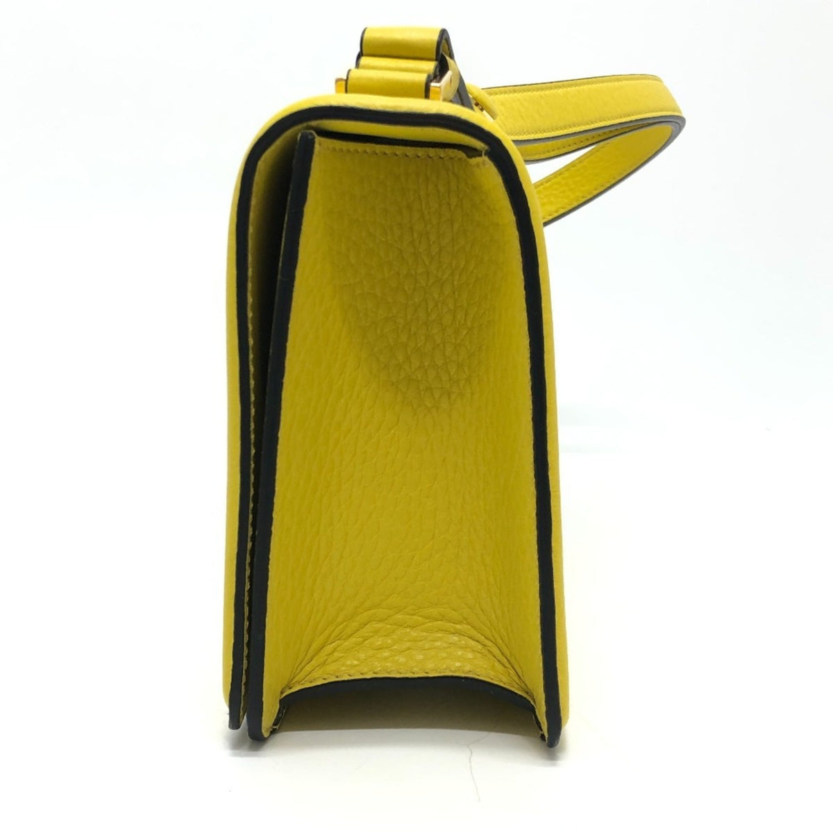 Valentino Yellow Leather Shoulder Bag (Pre-Owned)
