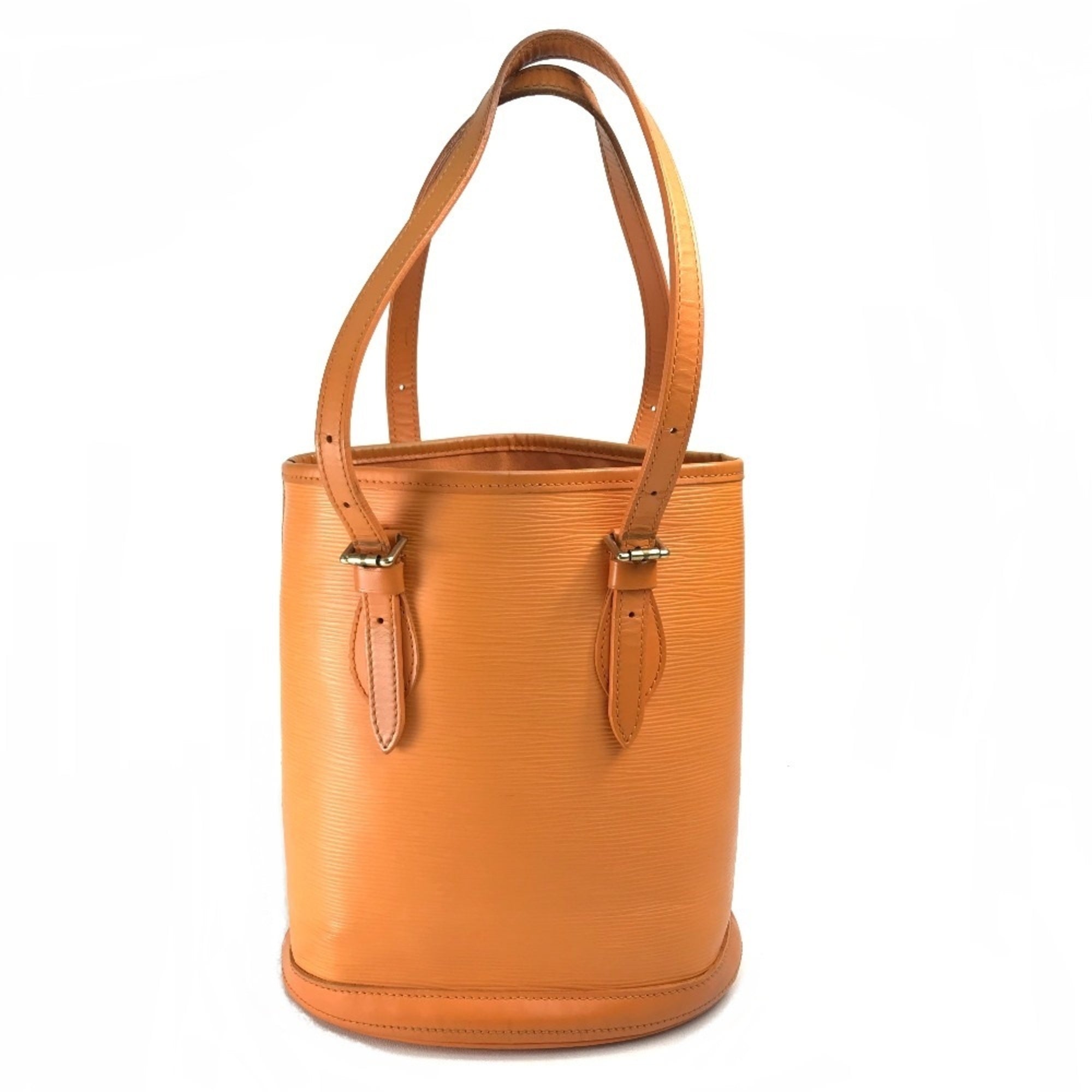 Louis Vuitton Epi Orange Epi Leather Handbag Shoulder Bag Tote Bag (Pre-Owned)