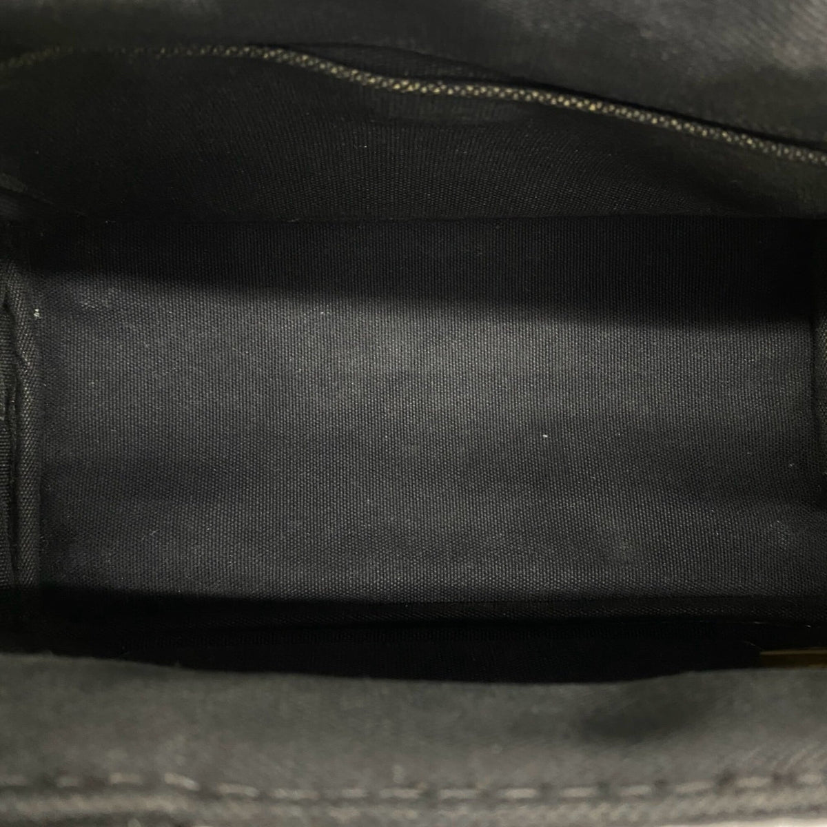 Prada Black Canvas Handbag Shoulder Bag Tote Bag (Pre-Owned)