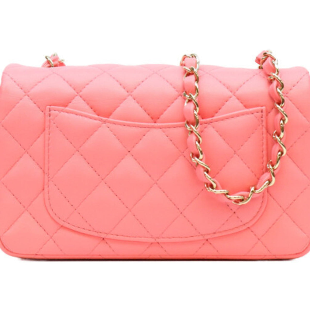 Chanel Pink Leather Shoulder Bag (Pre-Owned)