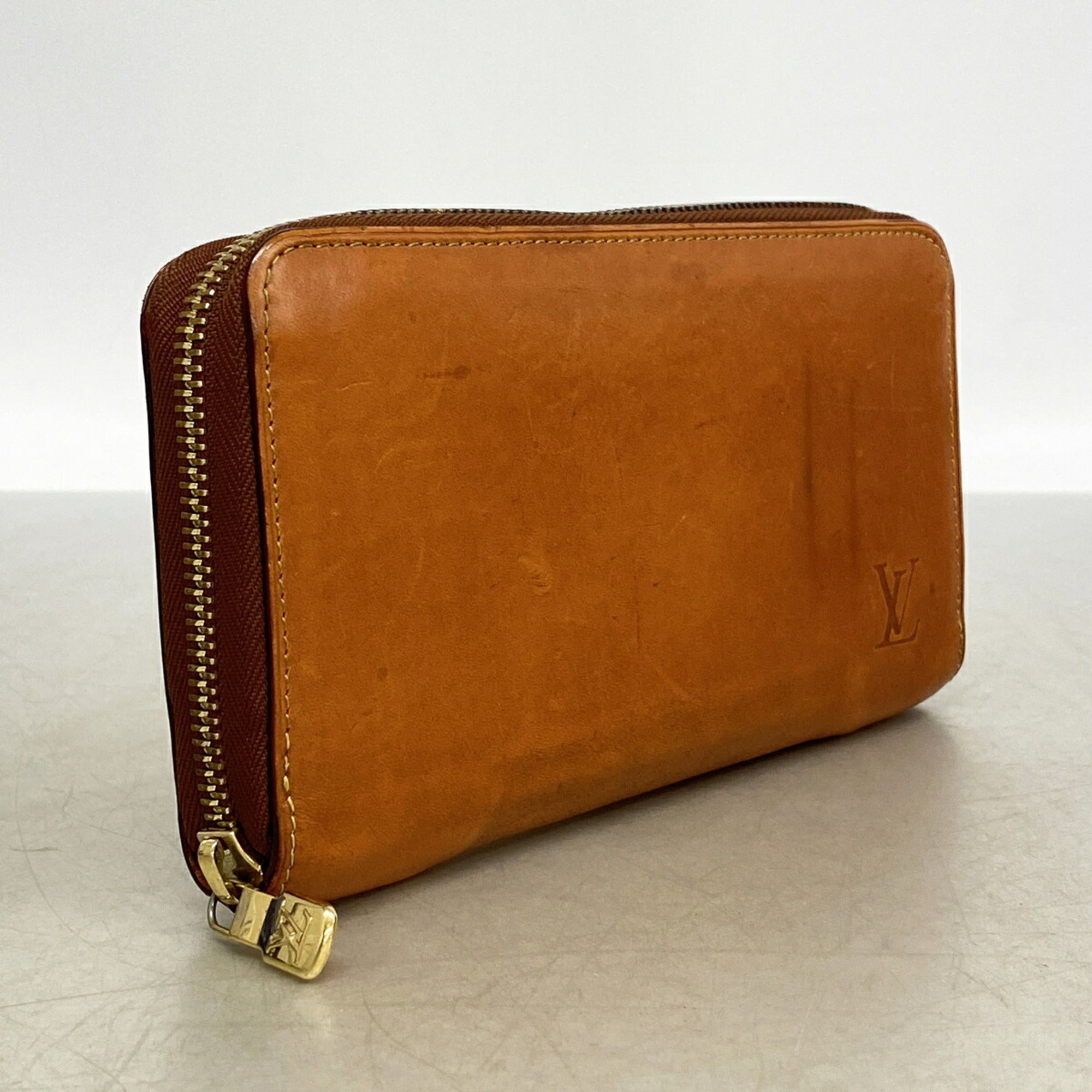 Louis Vuitton Camel Long Wallet (Bi-Fold) (Pre-Owned)
