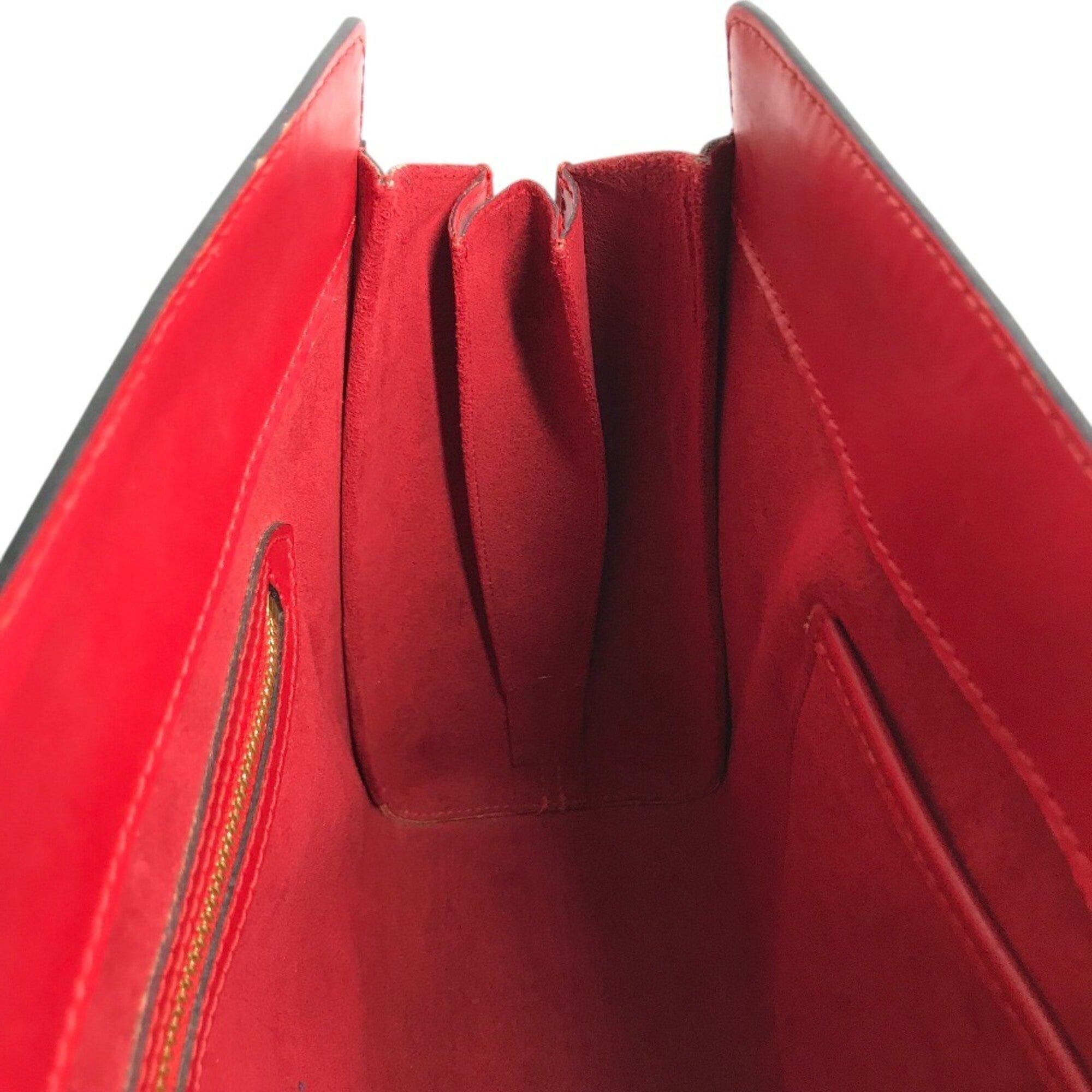 Louis Vuitton Castilian Red Red Color Epi Leather Handbag Shoulder Bag Tote Bag (Pre-Owned)
