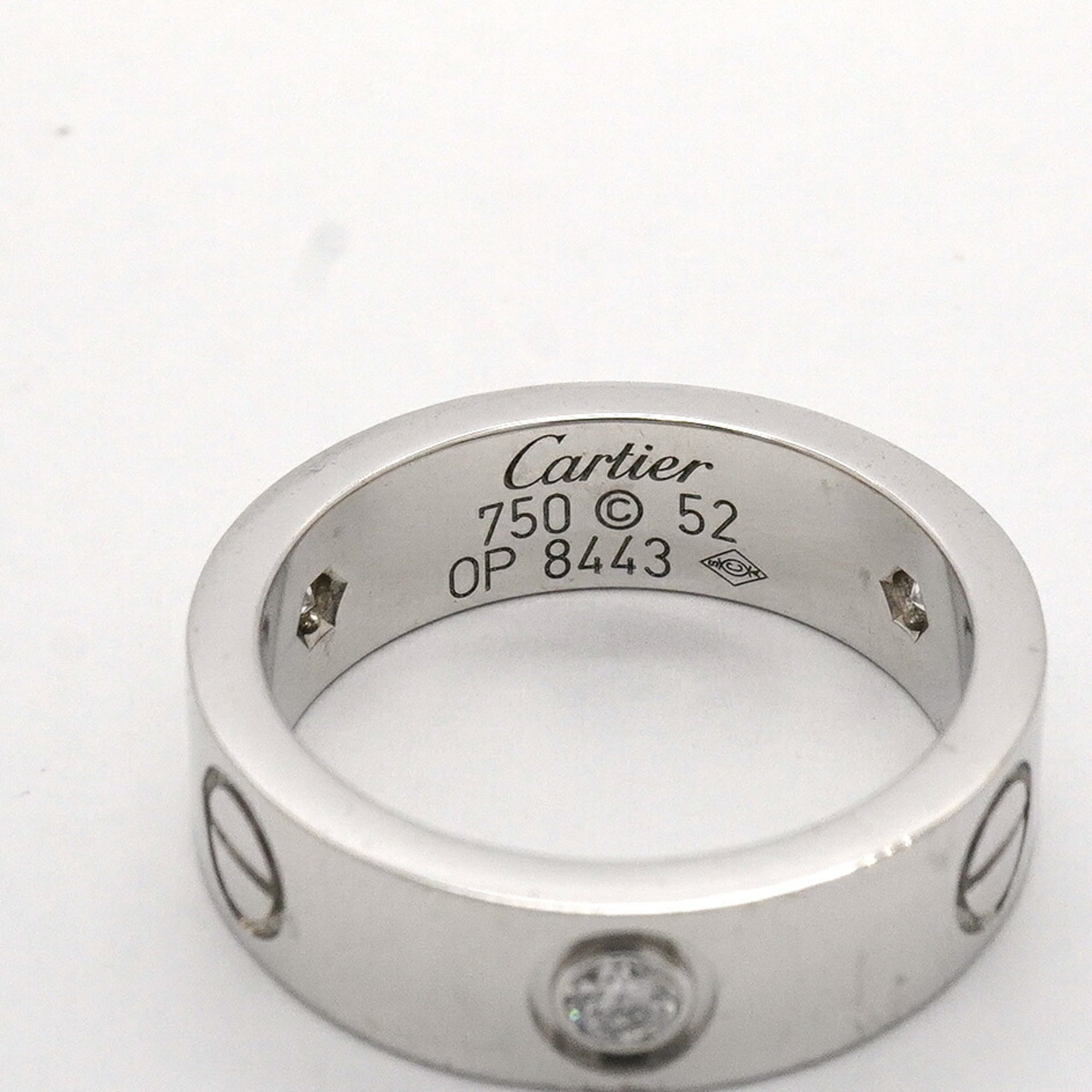 Cartier White Gold (18K) Band Ring (Pre-Owned)