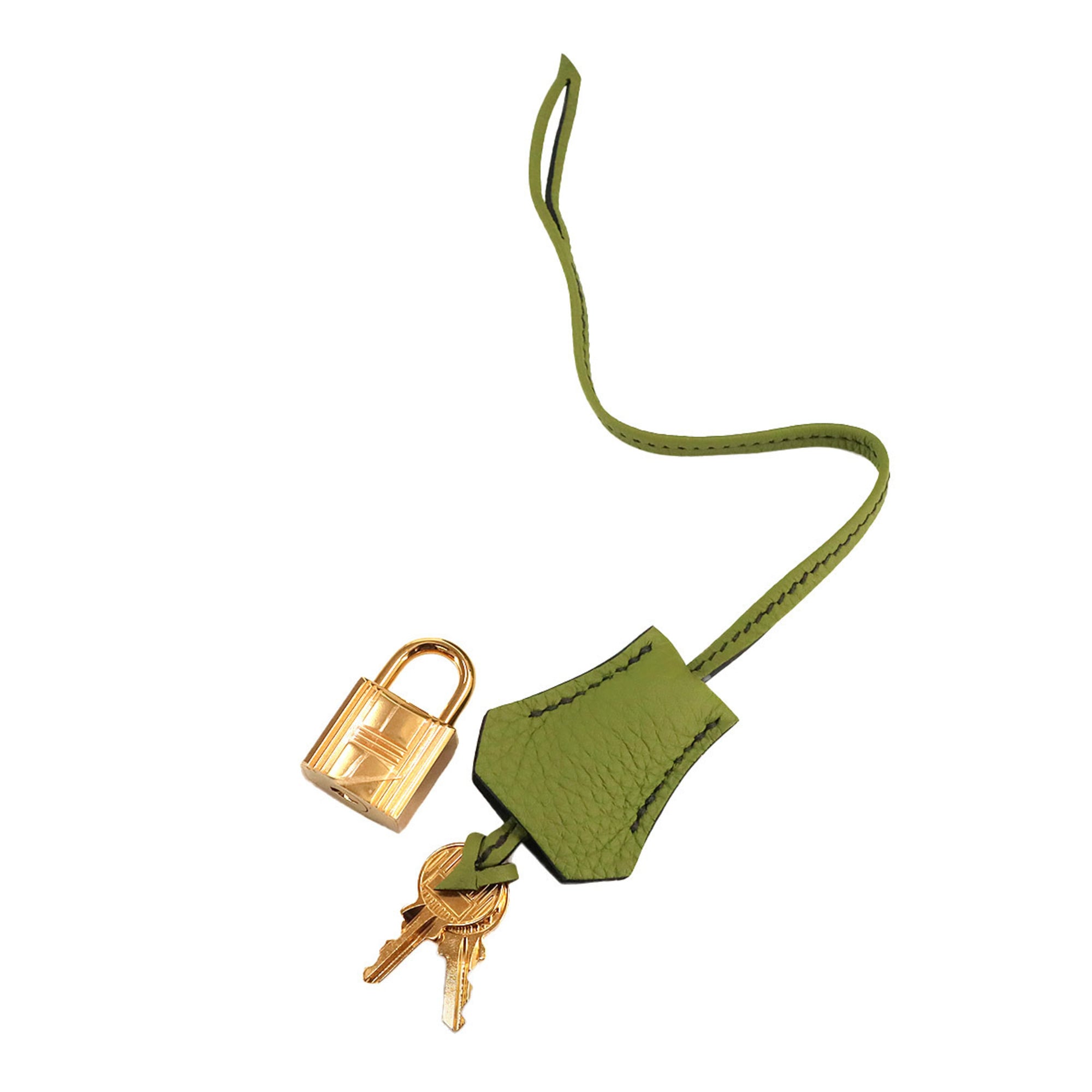 Hermes Green Togo Leather Handbag (Pre-Owned)