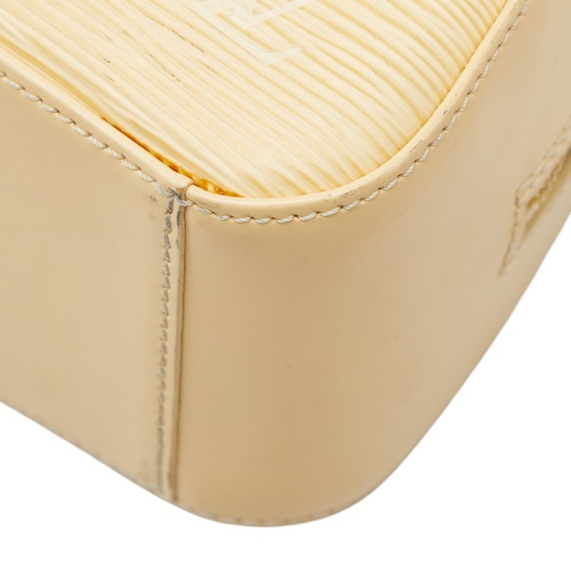 Louis Vuitton Epi Ivory Leather Handbag (Pre-Owned)