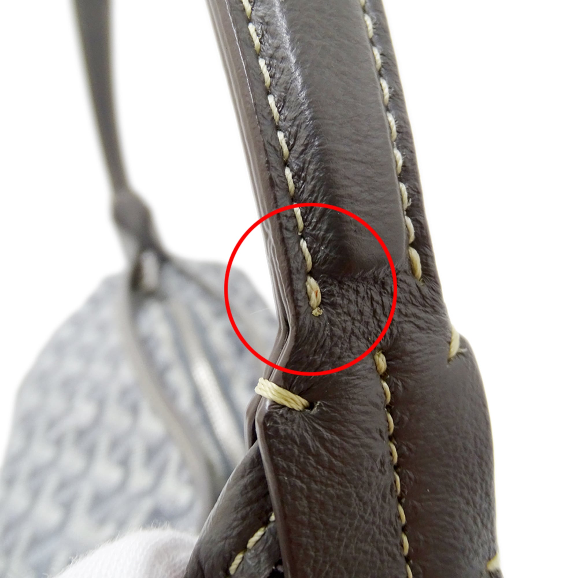 Goyard Gray Coated Canvas Handbag Shoulder Bag (Pre-Owned)