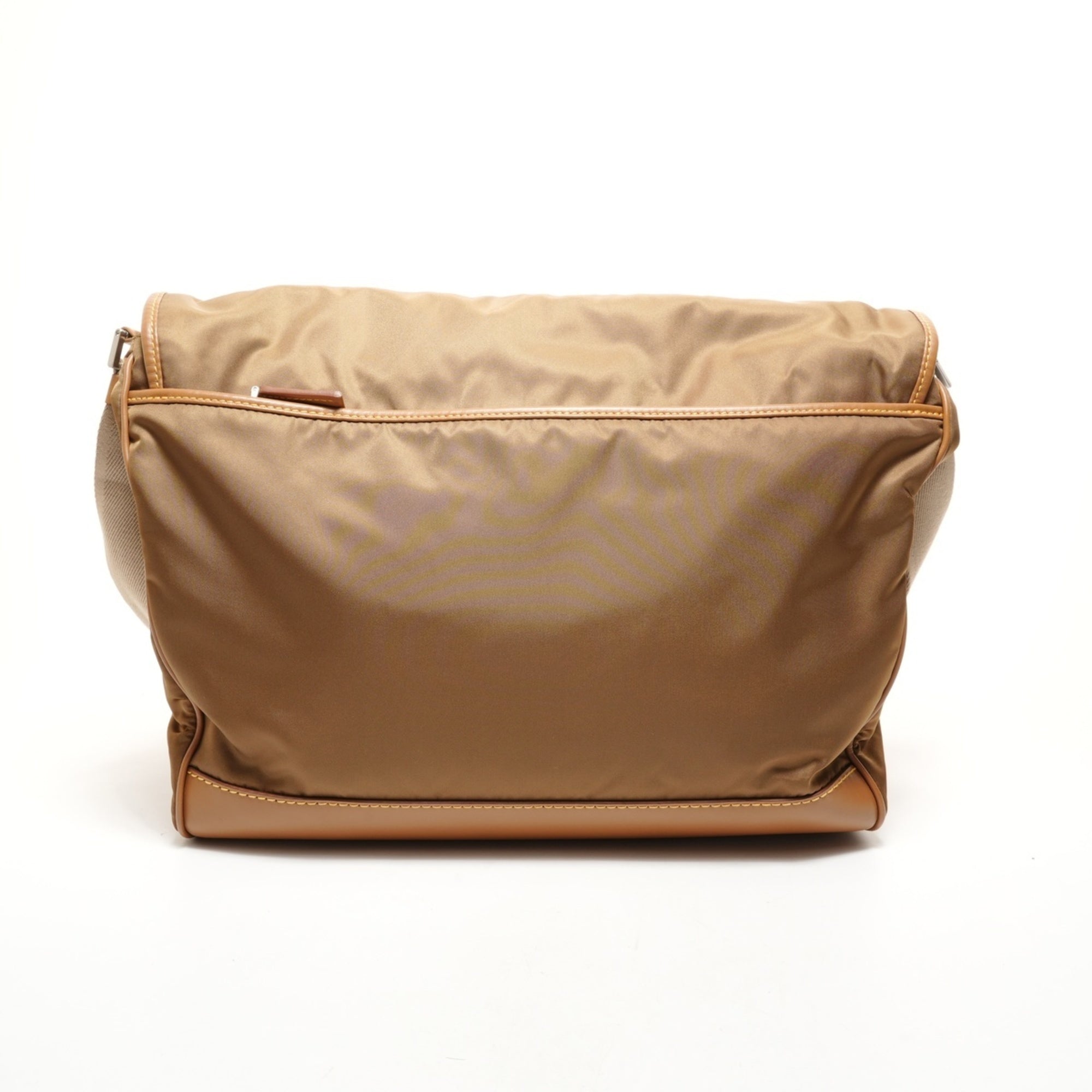 Prada Beige Nylon Shoulder Bag (Pre-Owned)