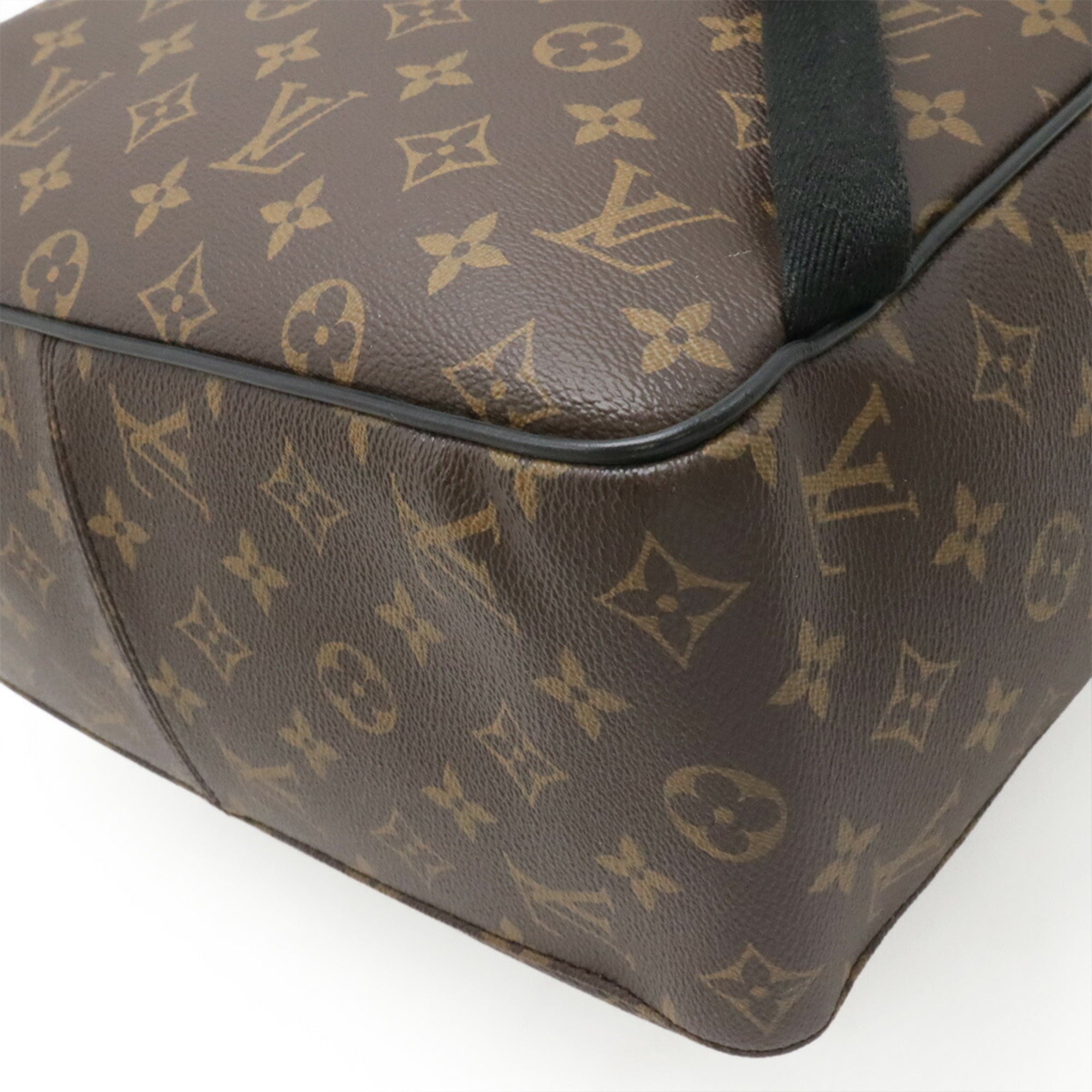 Louis Vuitton 2004 Spring Summer Collection Black Brown Monogram Canvas Backpack Shoulder Bag (Pre-Owned)