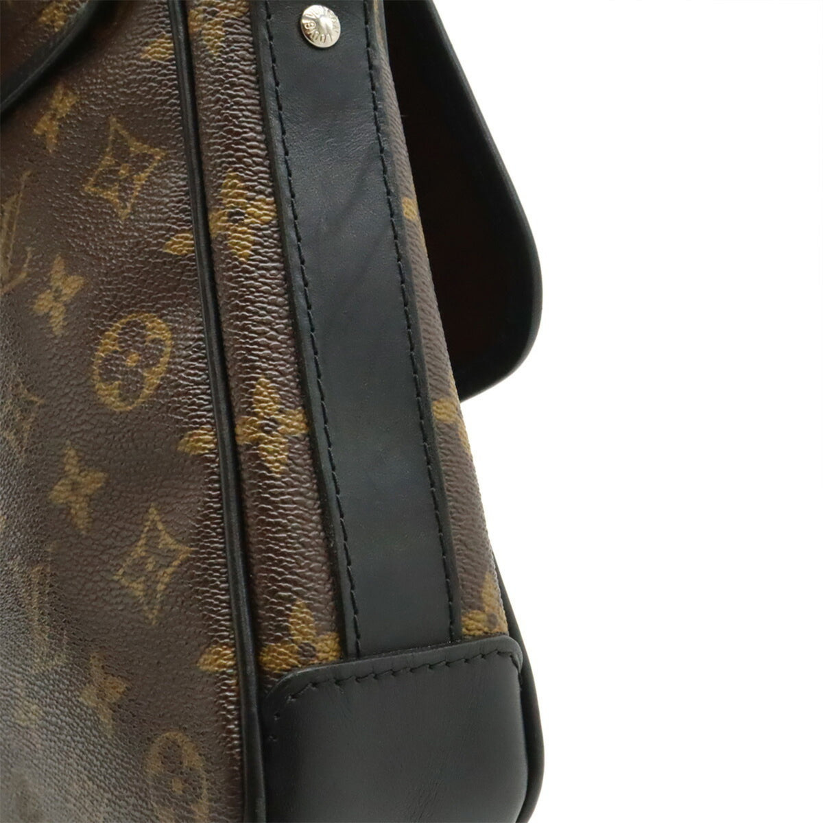 Louis Vuitton Black Brown Monogram Monogram Pochette Shoulder Bag (Pre-Owned)