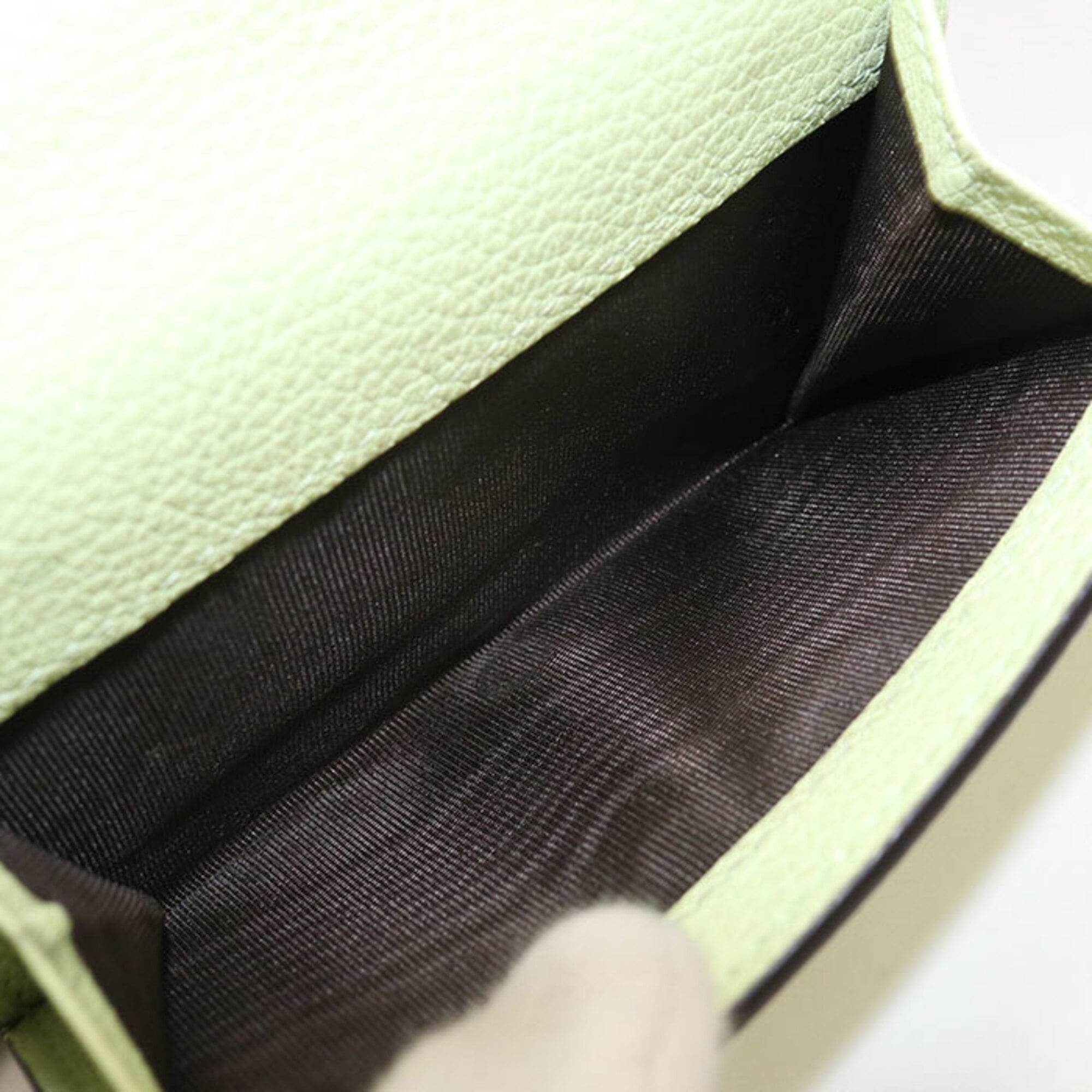 Gucci Green Leather Wallet (Bi-Fold) (Pre-Owned)