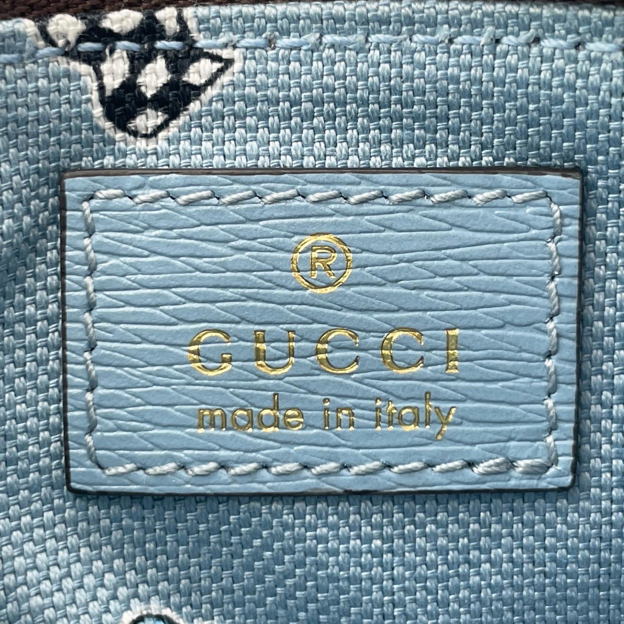 Gucci Brown Pvc Coated Canvas Fabric Coin Purse/Coin Case (Pre-Owned)