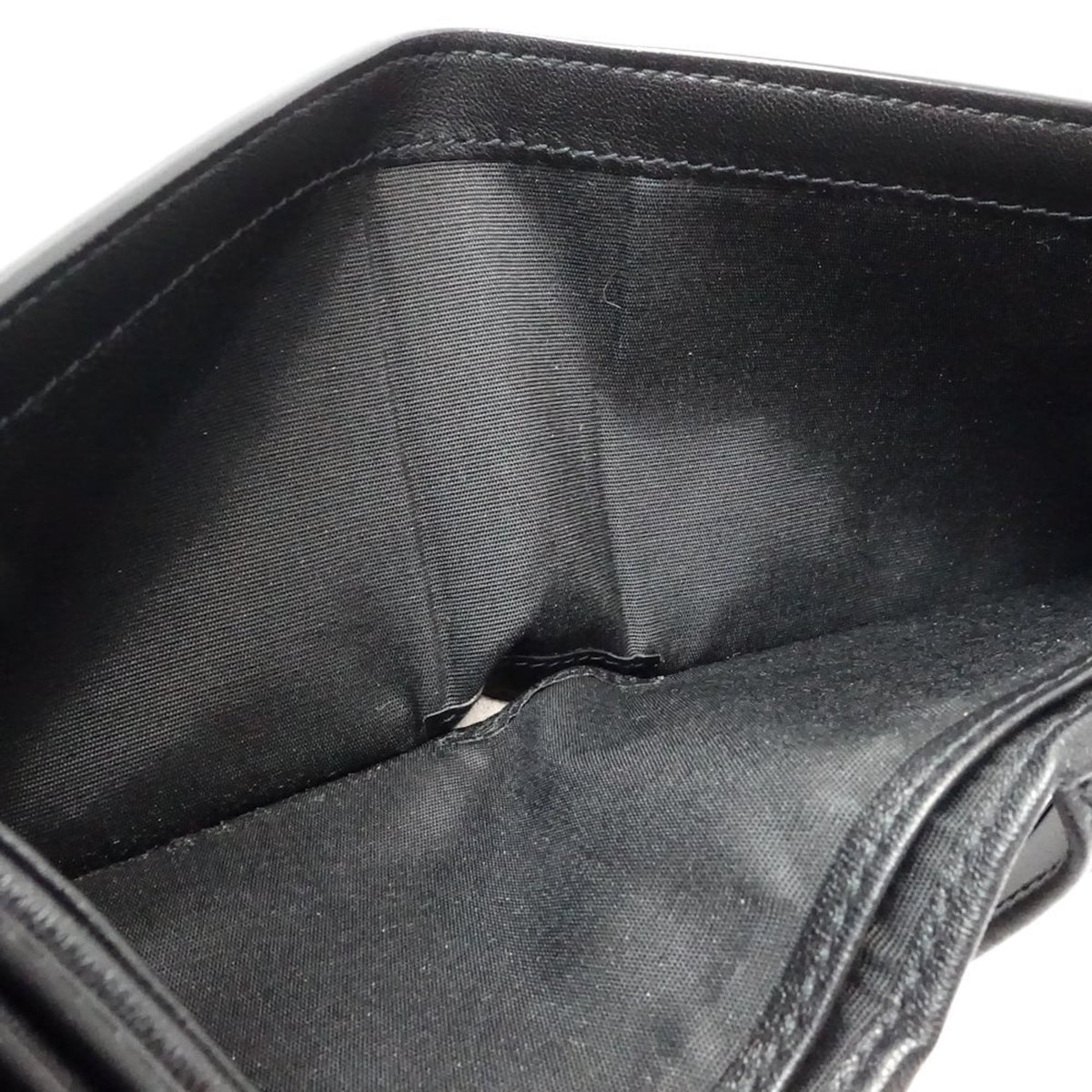 Christian Dior Black Leather Wallet (Bi-Fold) (Pre-Owned)