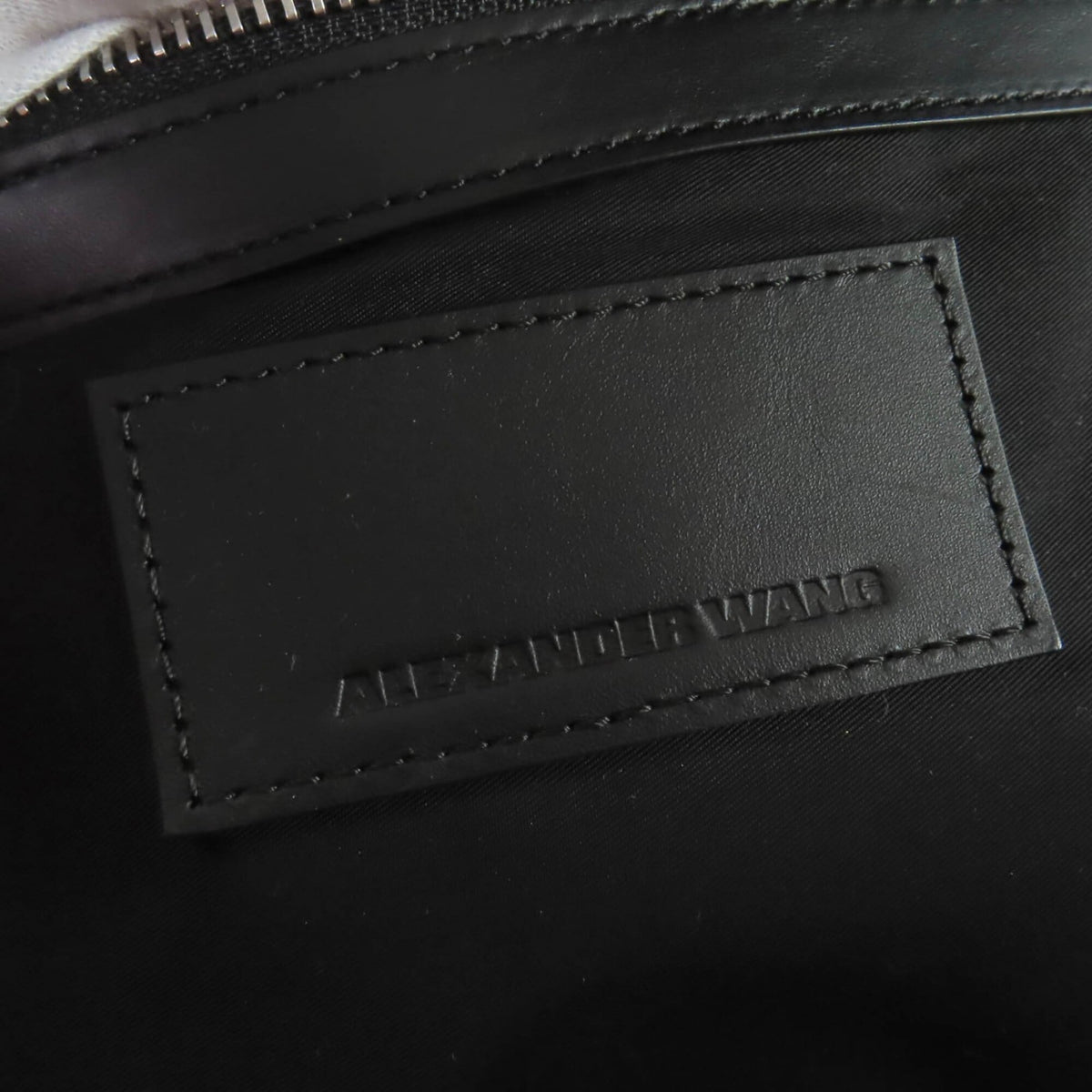 Alexander Wang Black Leather Handbag Shoulder Bag (Pre-Owned)