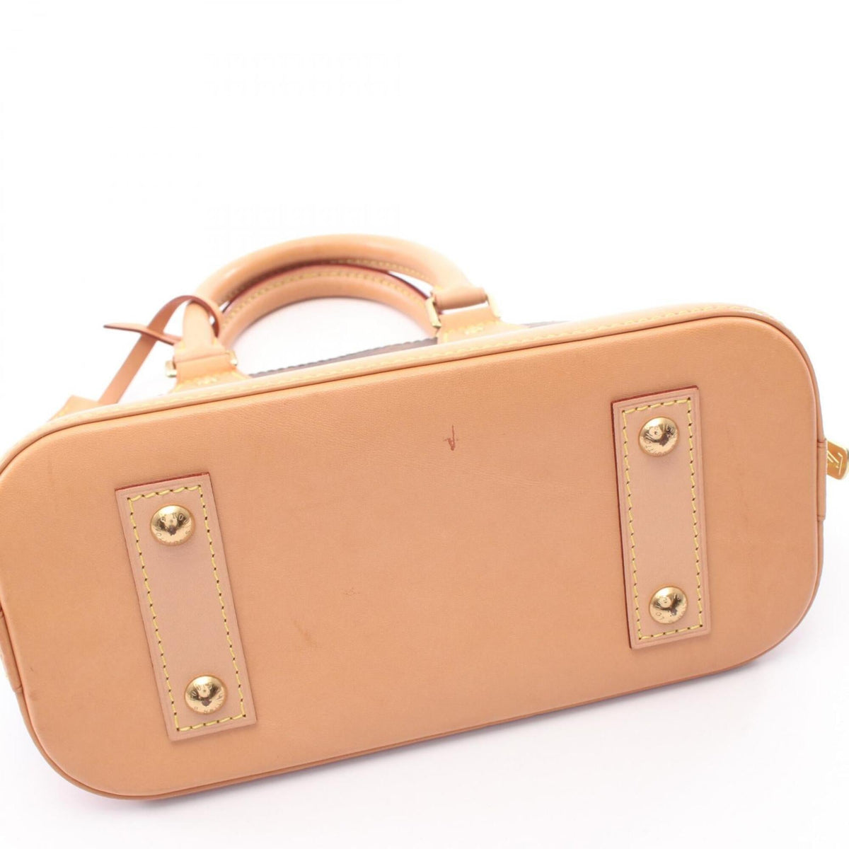 Louis Vuitton Brown Monogram Coated Canvas Leather Handbag (Pre-Owned)