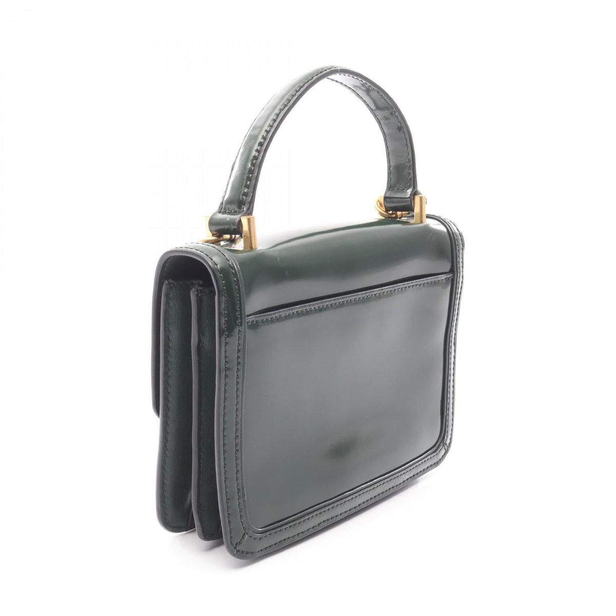 Tory Burch Green Leather Handbag (Pre-Owned)