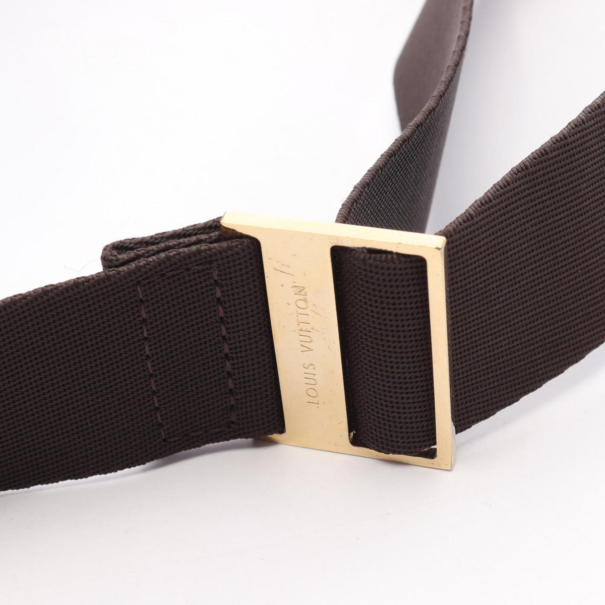 Louis Vuitton Brown Coated Canvas Fanny Pack Sling Bag (Pre-Owned)