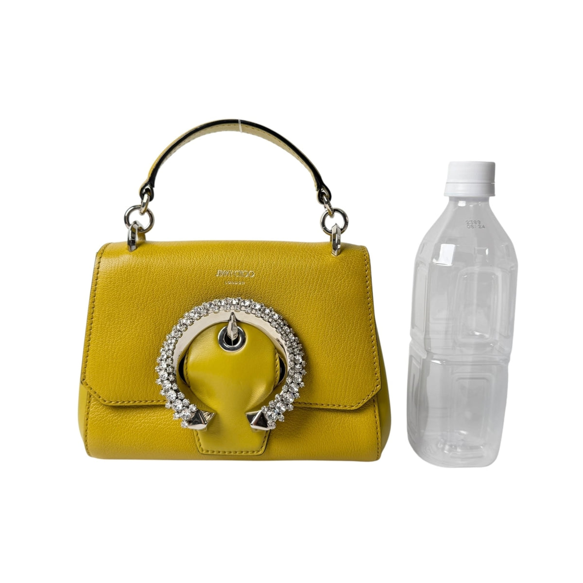 Jimmy Choo Yellow Leather Handbag Shoulder Bag (Pre-Owned)