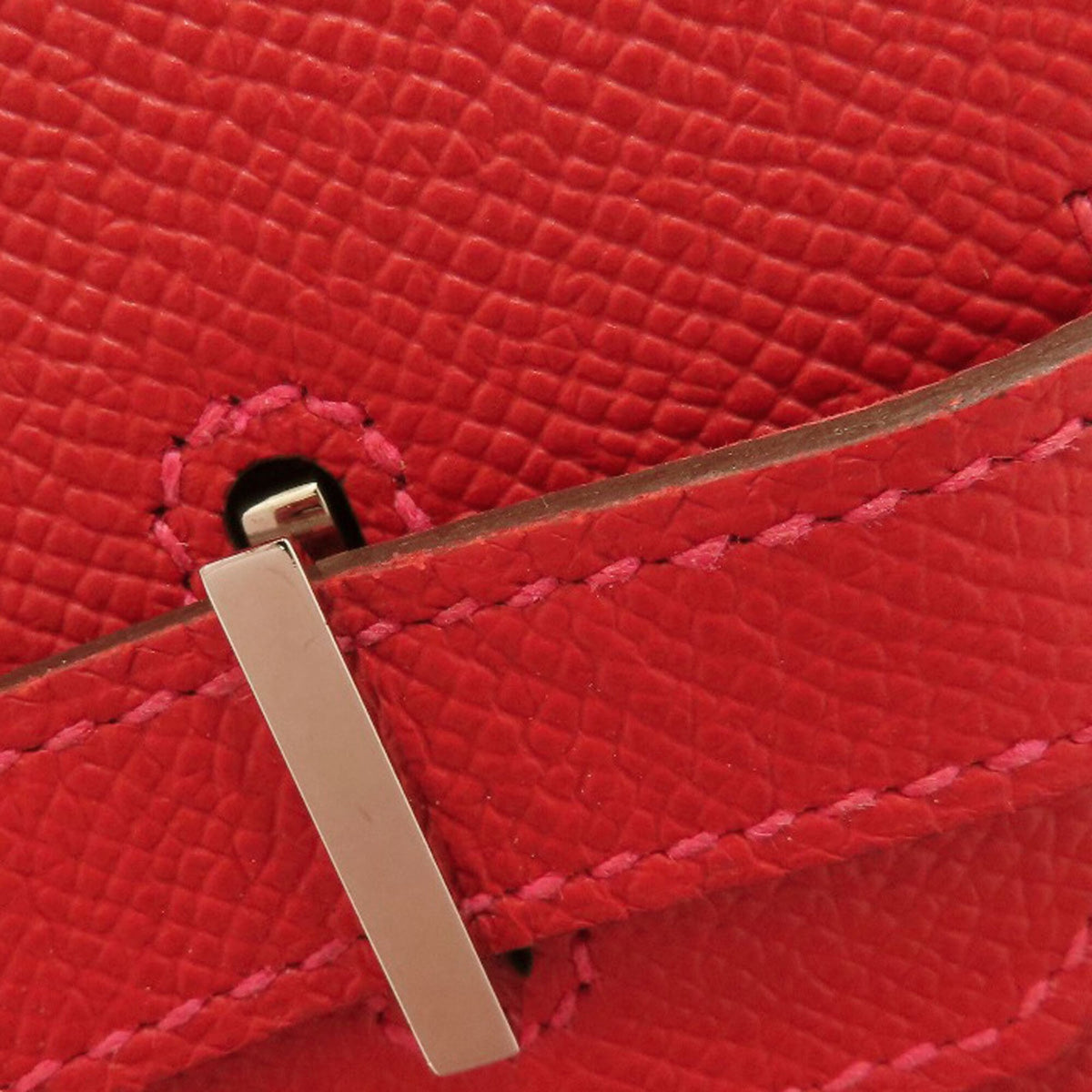 Hermes Red Color Epsom Leather Handbag (Pre-Owned)