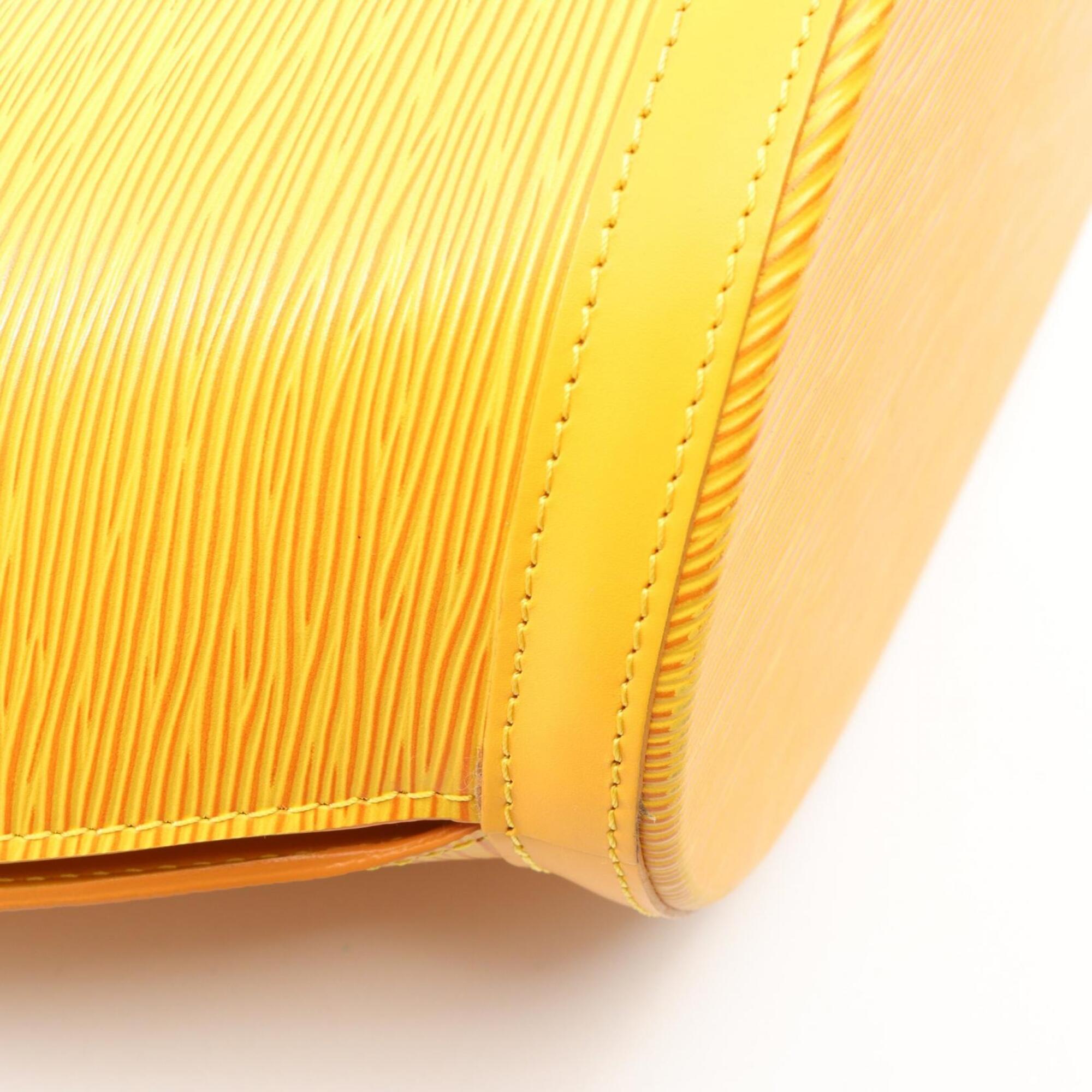 Louis Vuitton Yellow Epi Leather Handbag Shoulder Bag (Pre-Owned)