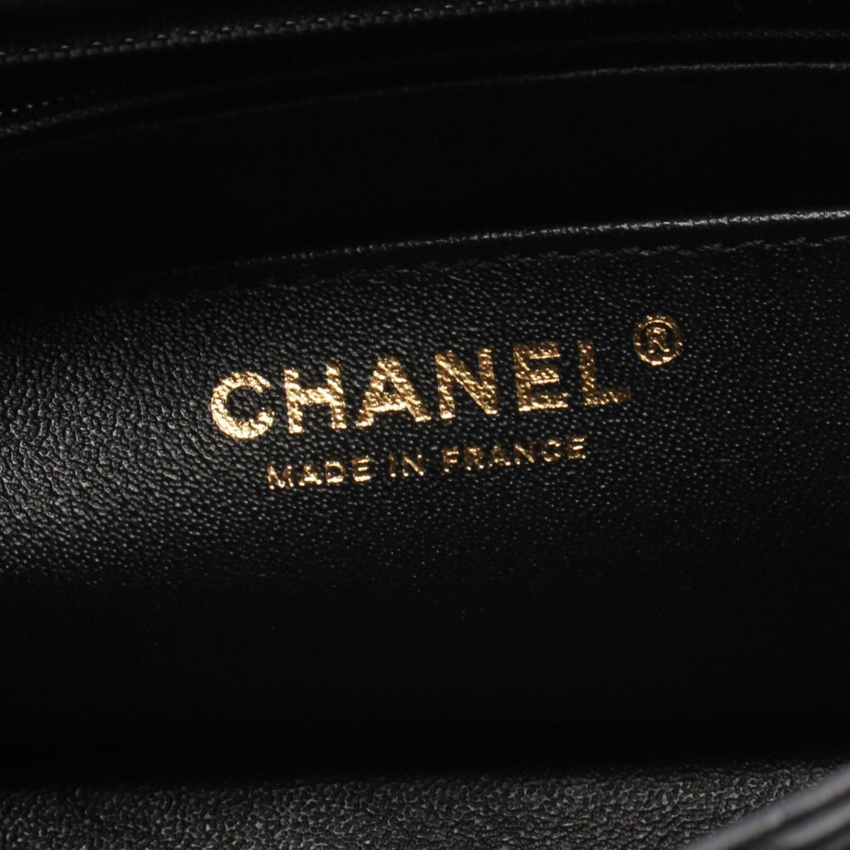 Chanel Black Leather Handbag Shoulder Bag (Pre-Owned)