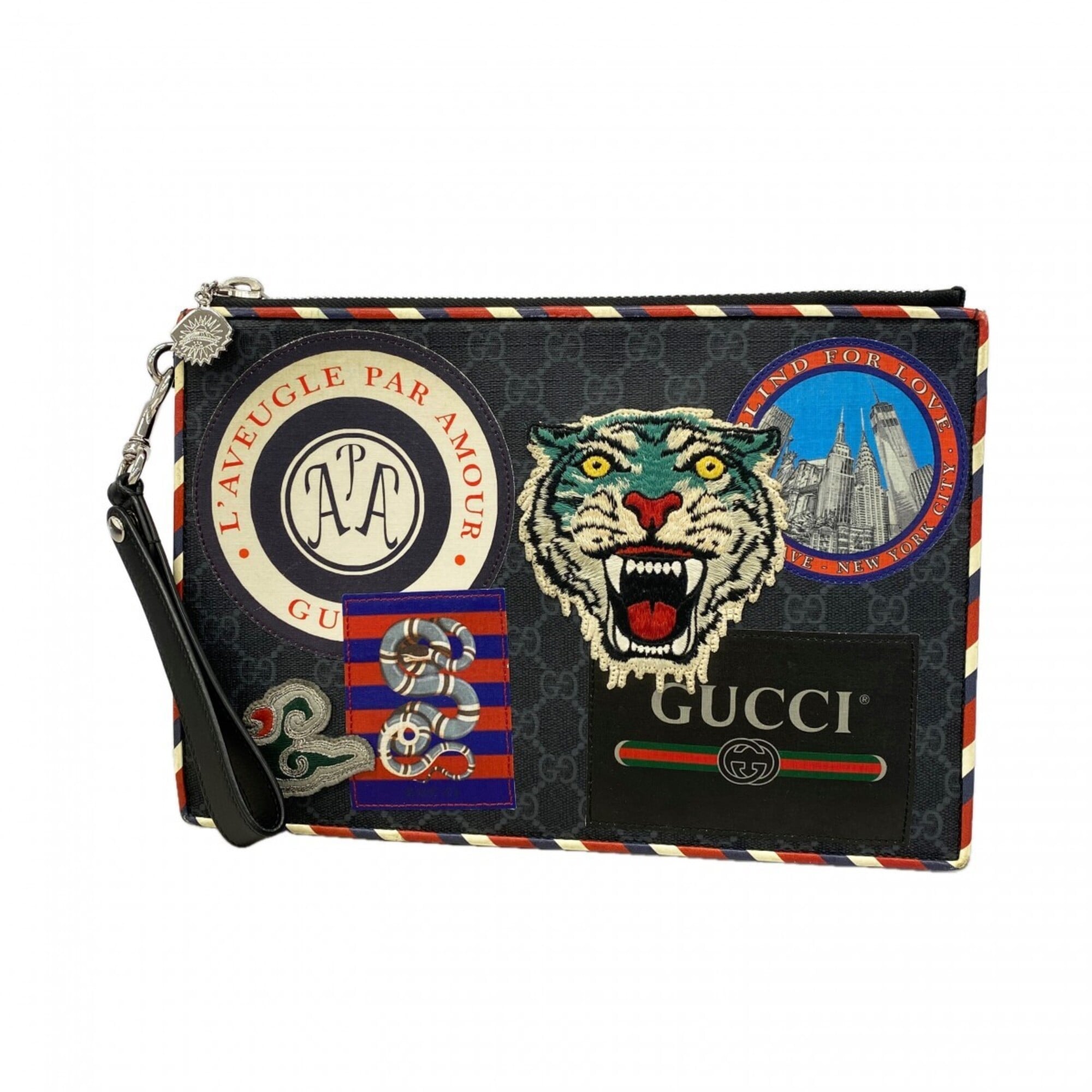 Gucci Black Pvc Clutch Bag (Pre-Owned)