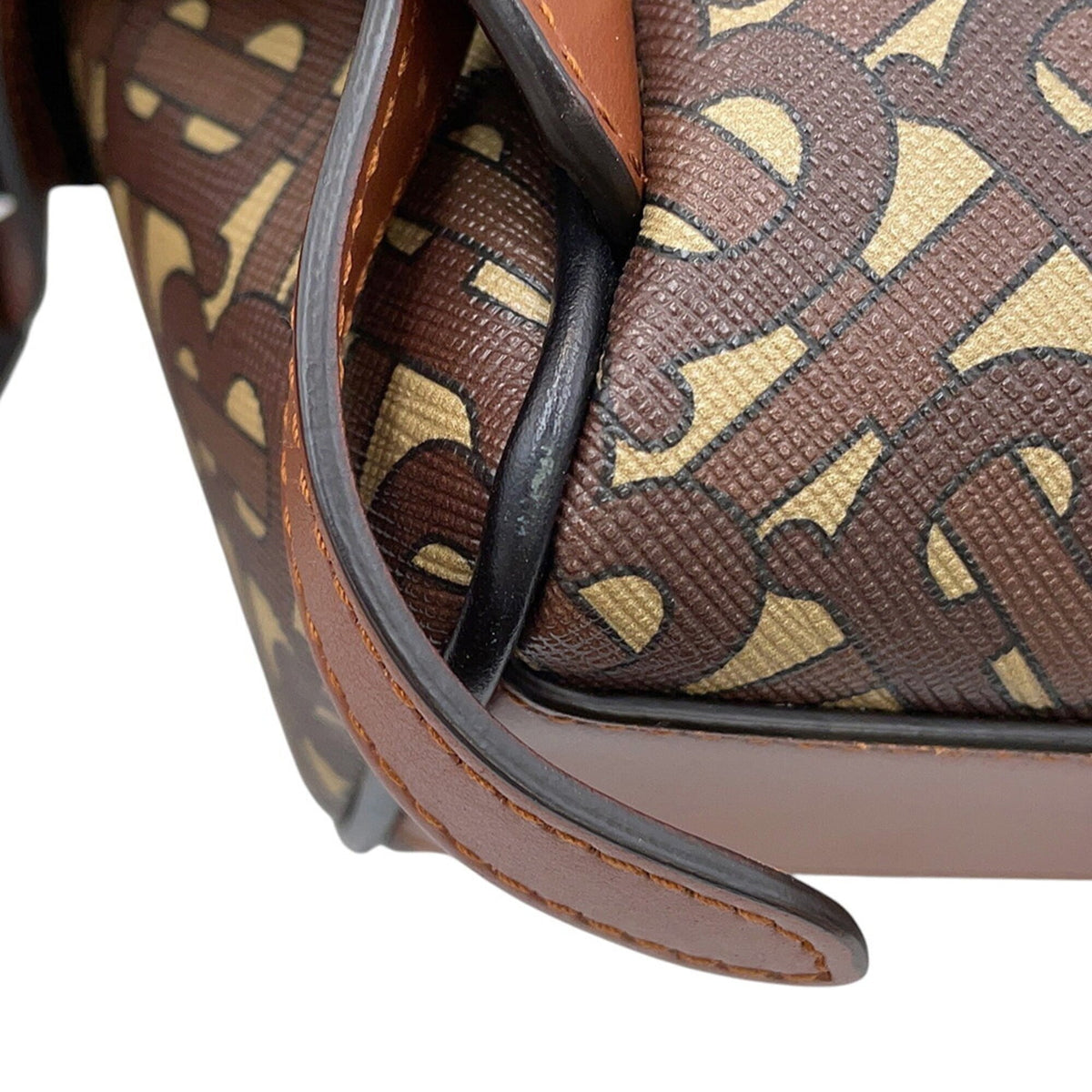 Burberry Brown Multi-Color Pvc Leather Backpack (Pre-Owned)
