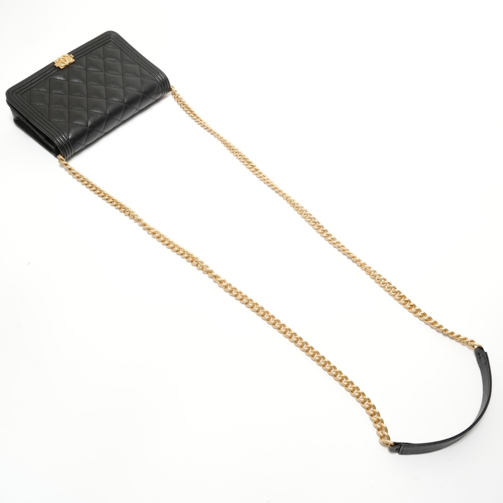Chanel Boy Chanel Black Shoulder Bag (Pre-Owned)