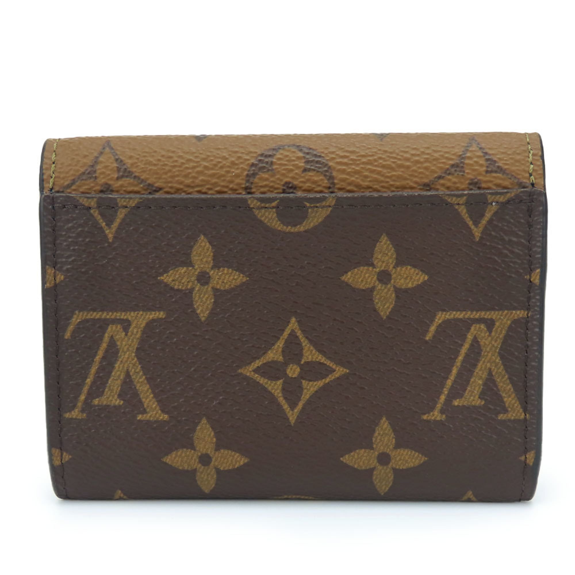 Louis Vuitton Brown Monogram Reverse Wallet (Bi-Fold) (Pre-Owned)