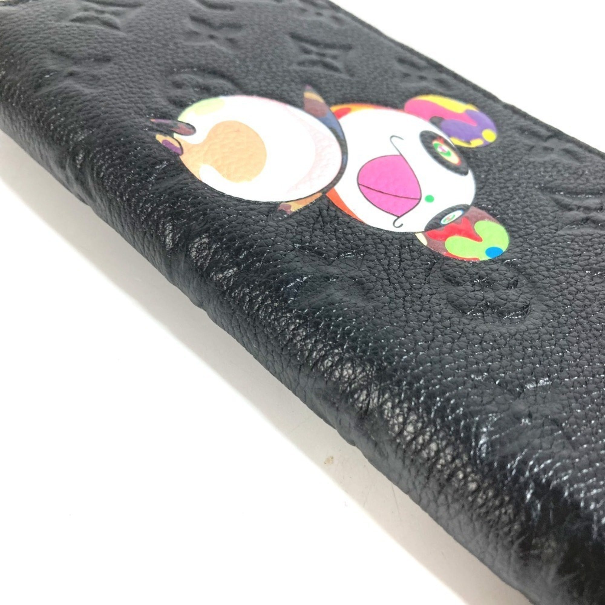Louis Vuitton Black Noir Monogram Empreinte Long Wallet (Bi-Fold) (Pre-Owned)