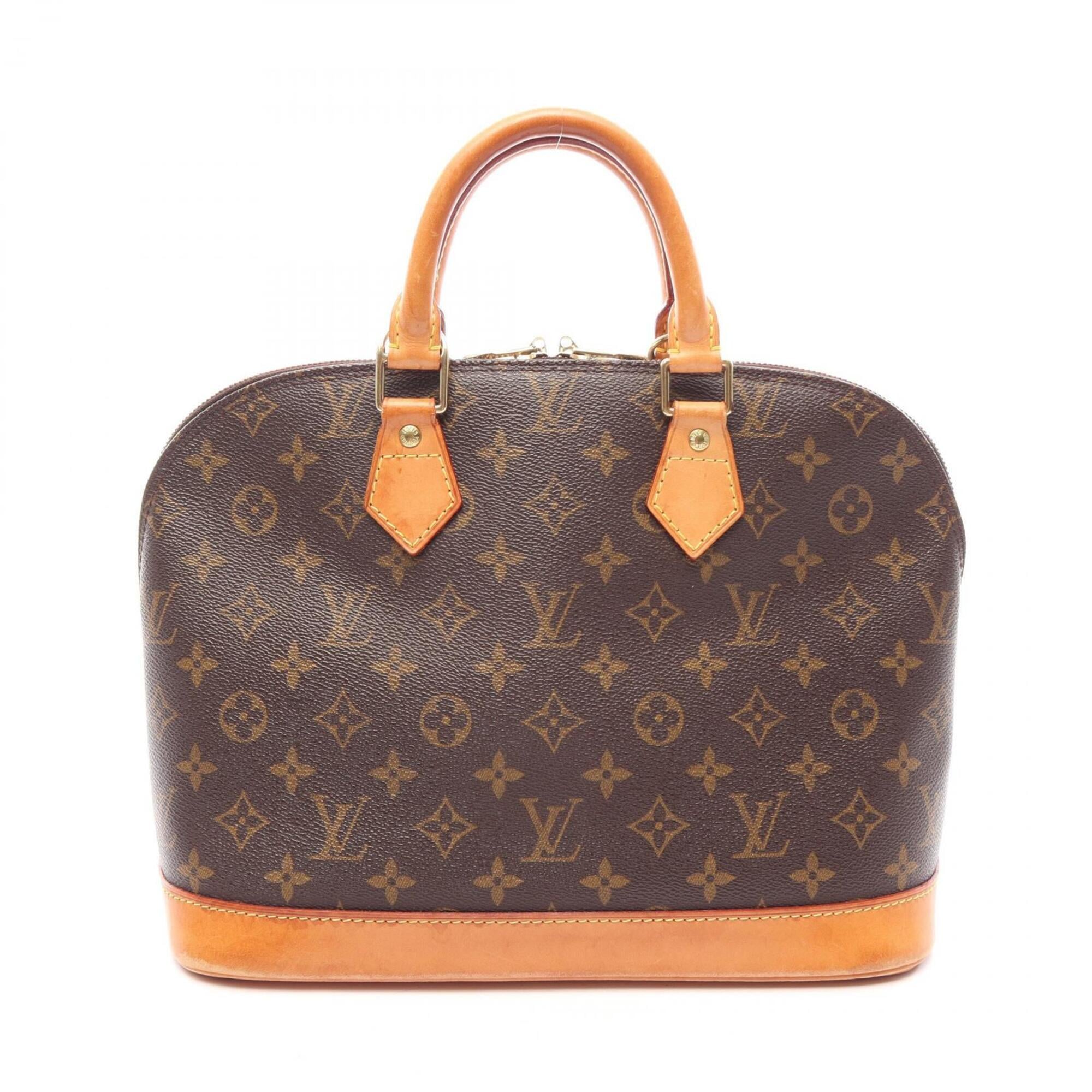 Louis Vuitton Brown Pvc Leather Handbag (Pre-Owned)