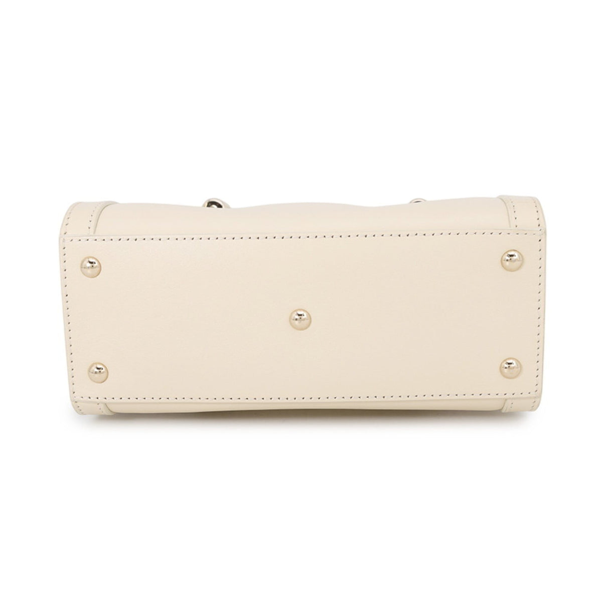 Gucci Ivory Leather Handbag Shoulder Bag (Pre-Owned)