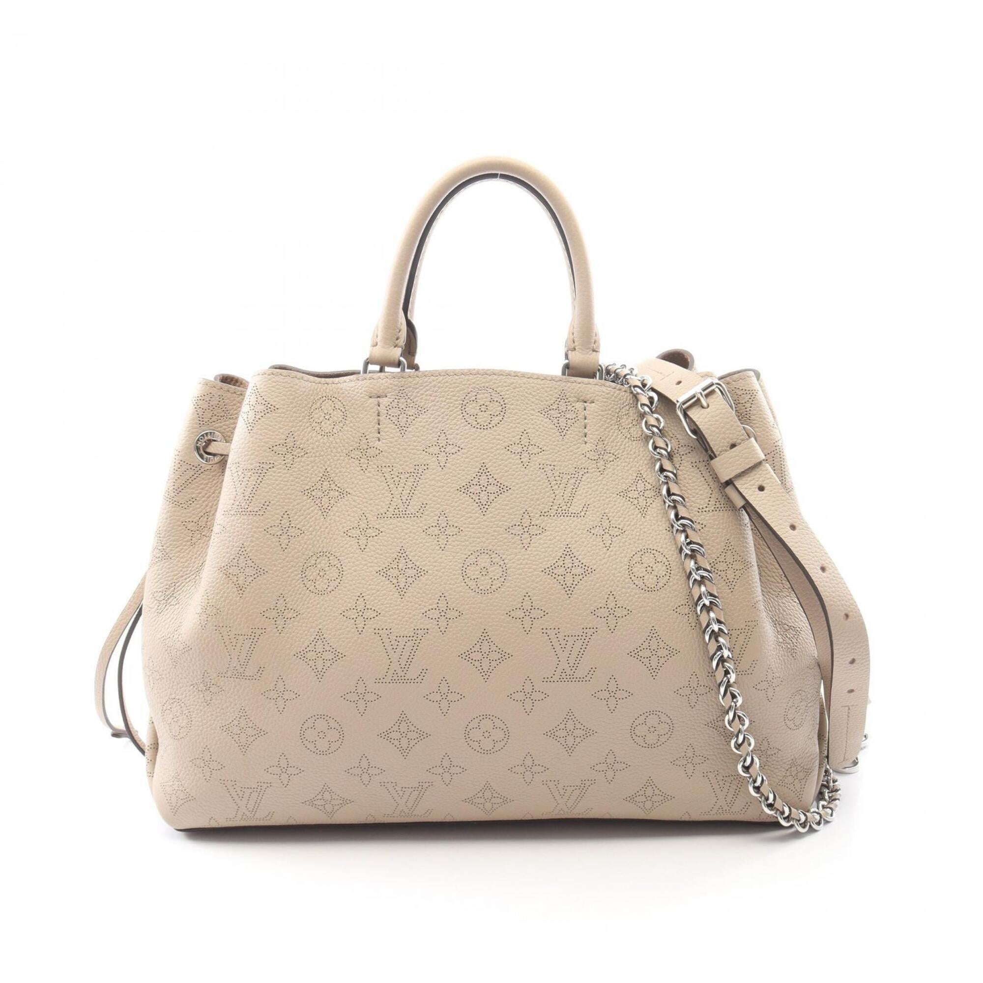 Louis Vuitton Beige Galle Mahina Leather Handbag Tote Bag (Pre-Owned)
