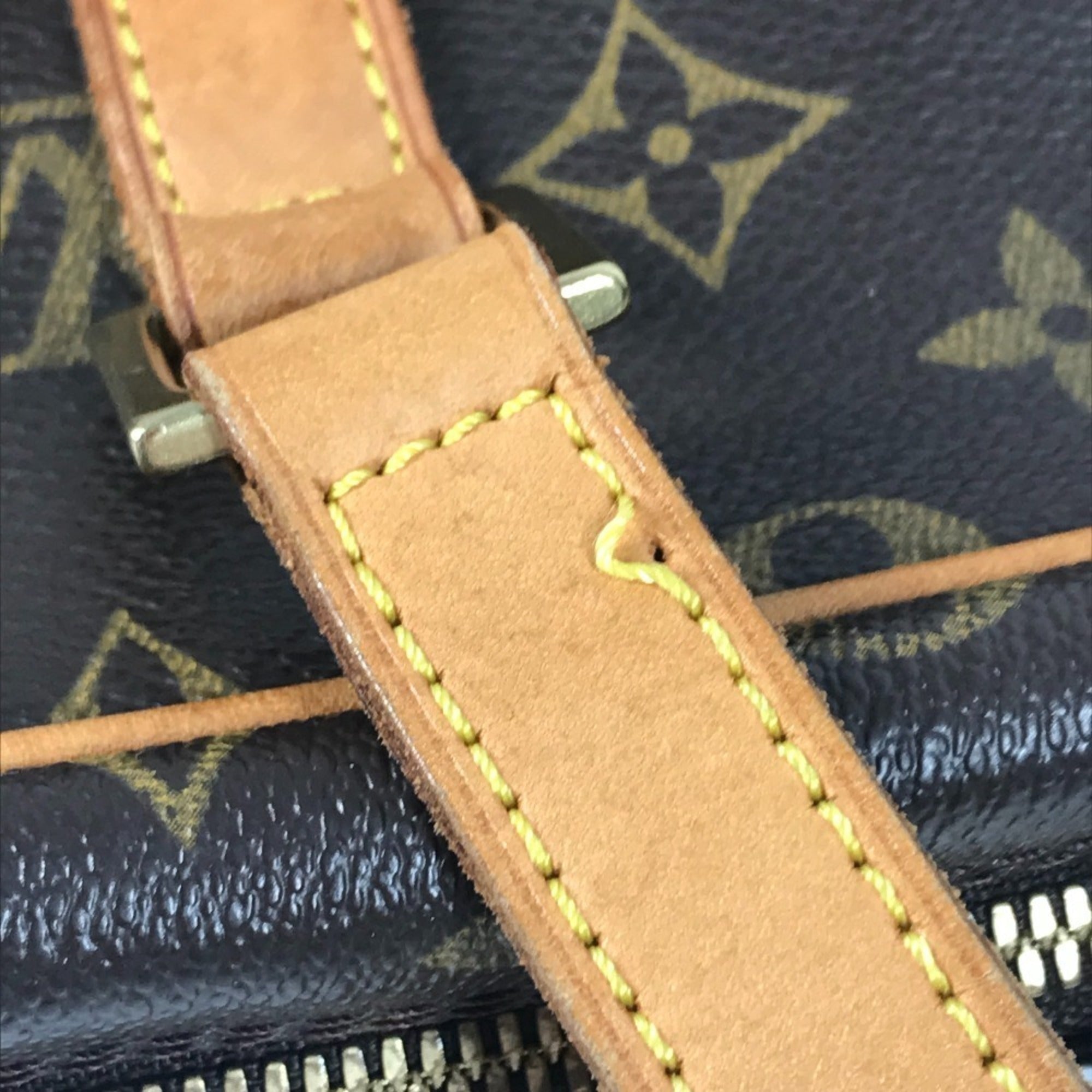 Louis Vuitton Brown Monogram Canvas Handbag Tote Bag (Pre-Owned)