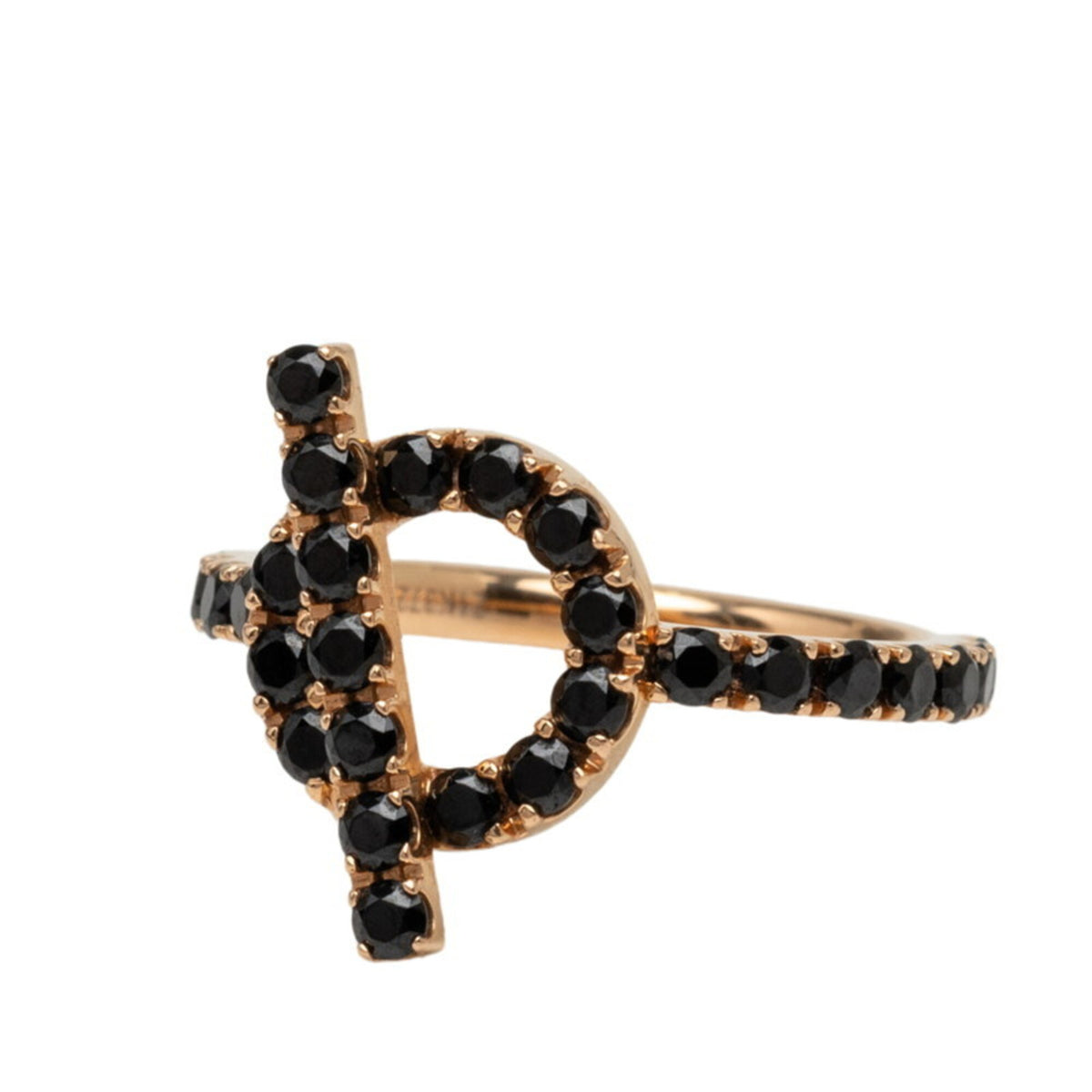 Hermes Pink Gold (18K) Band Ring (Pre-Owned)