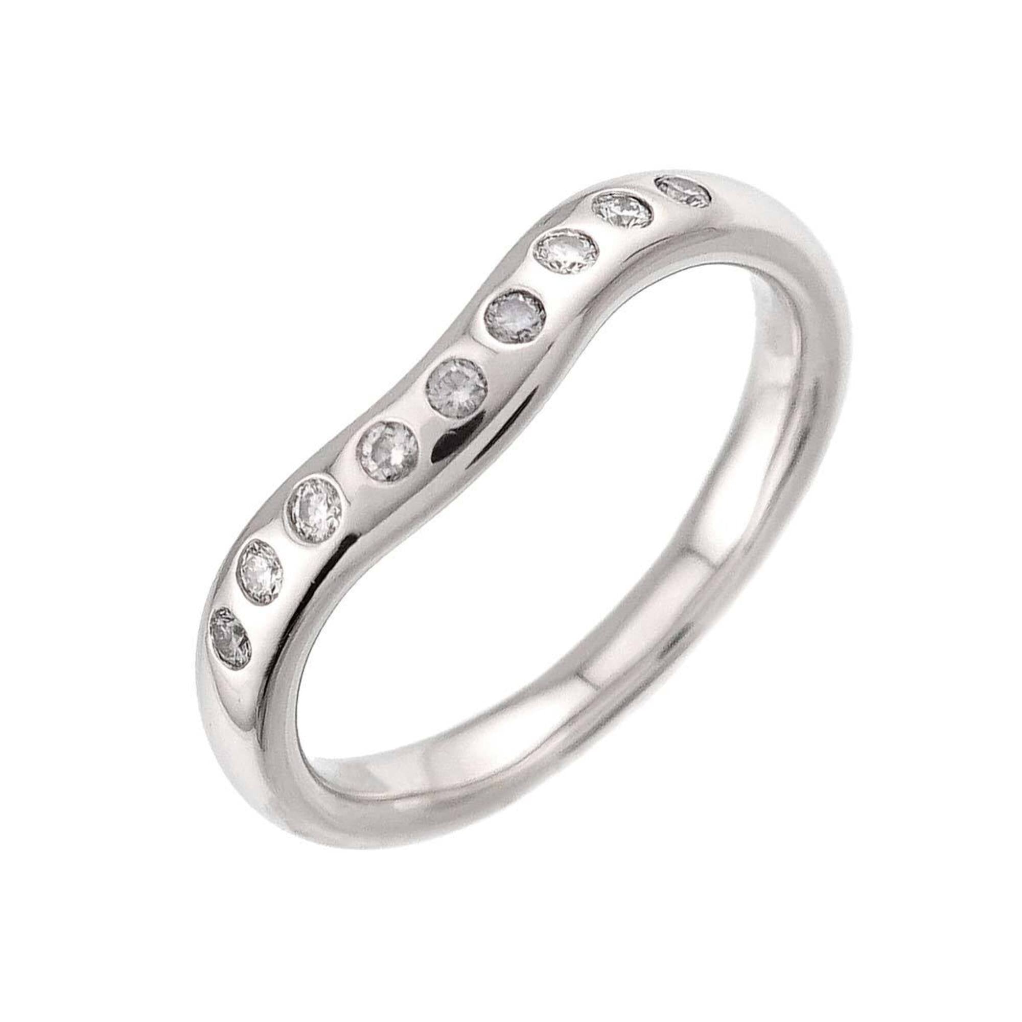 Tiffany Platinum Platinum 950 Band Ring (Pre-Owned)