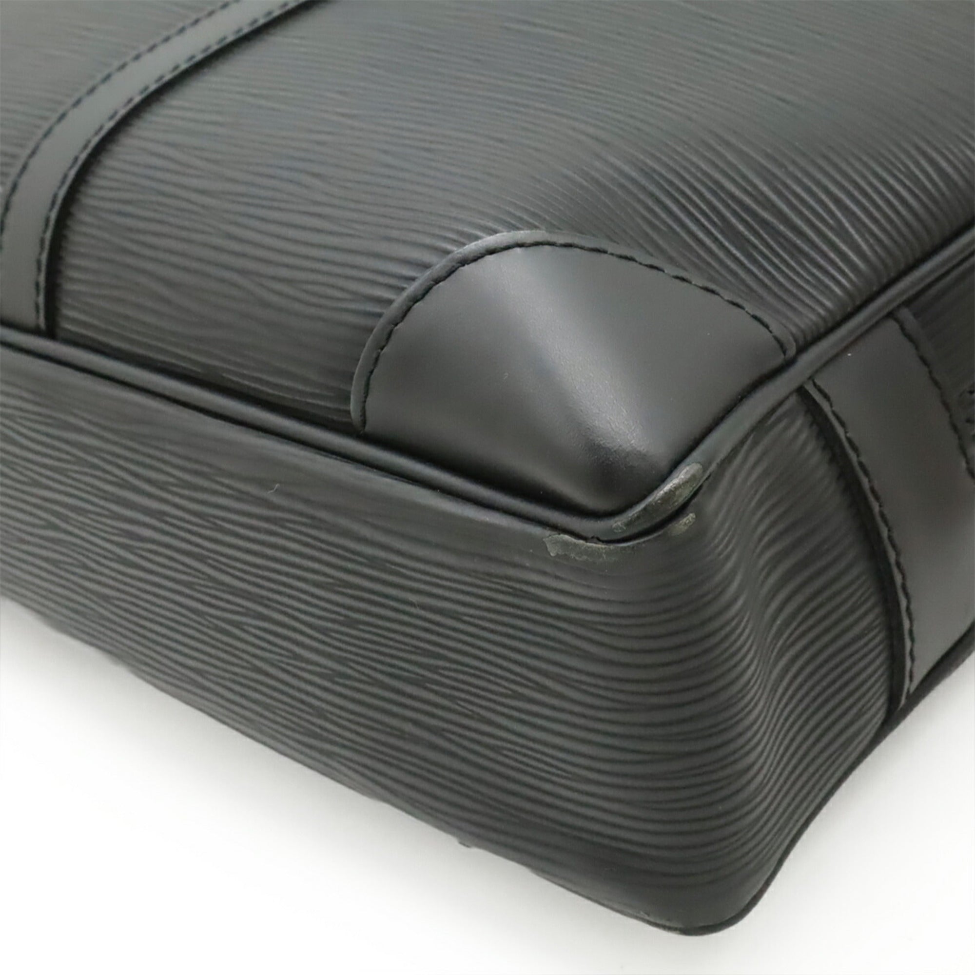 Louis Vuitton Black Noir Epi Leather Handbag (Pre-Owned)